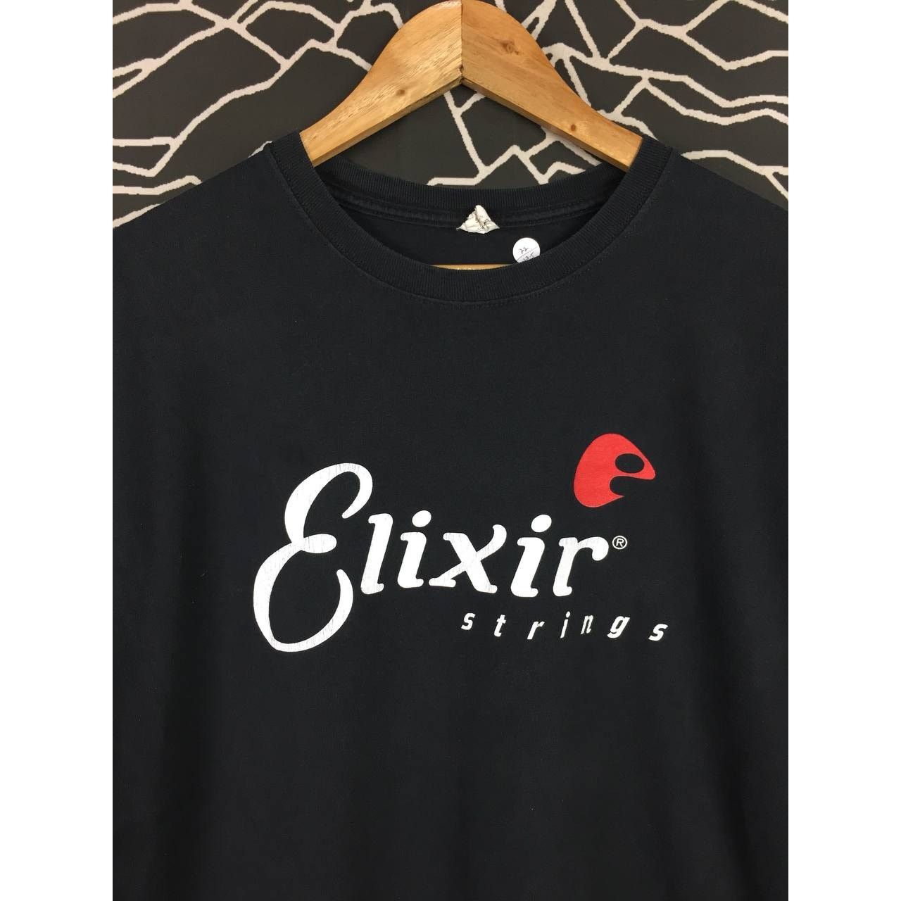 Vintage Vtg Y2K Elixir Guitars Strings Music Instrument Tee Size US L / EU 52-54 / 3 - 3 Thumbnail
