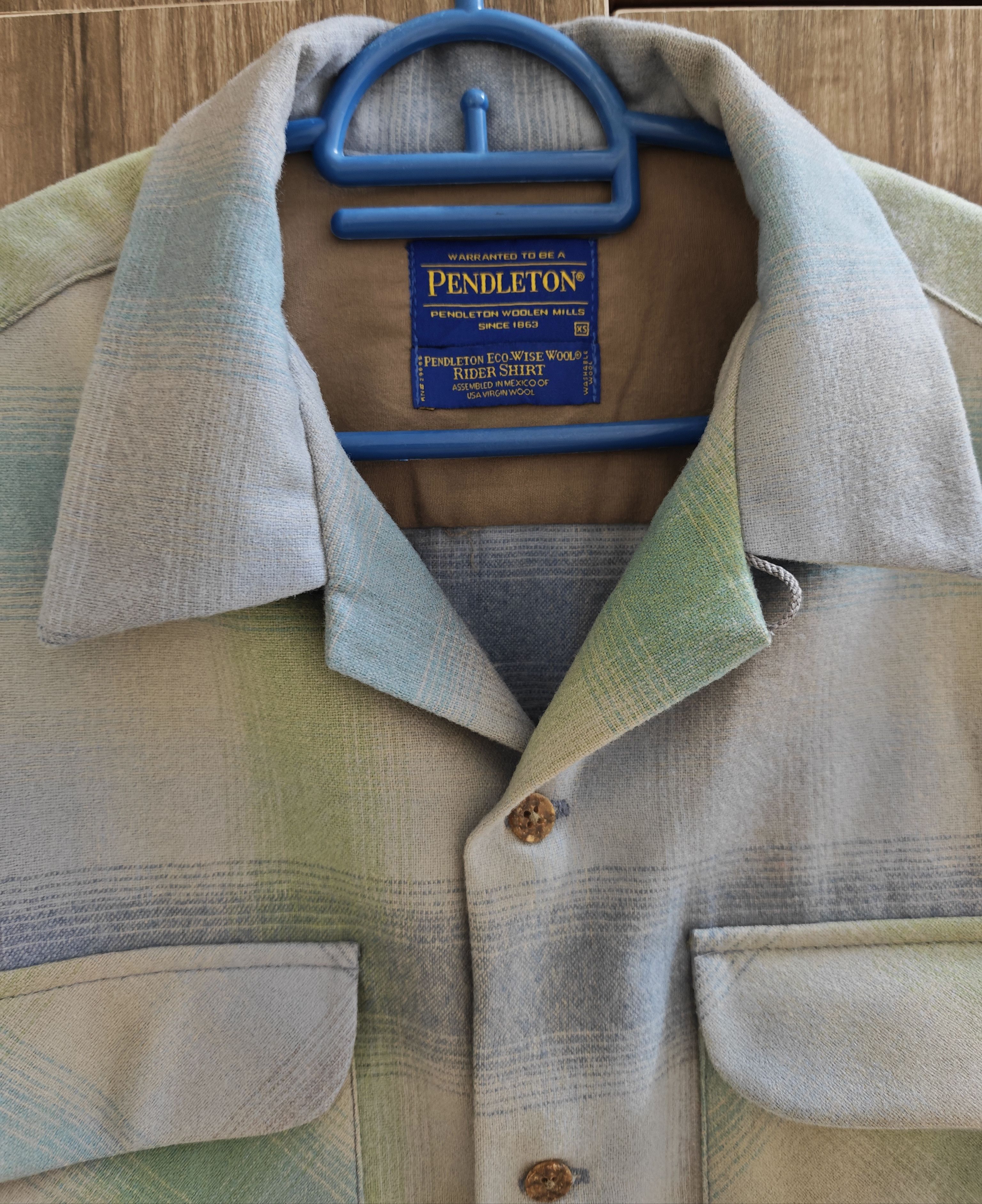 Pendleton Pendleton Shadow Plaid Open Loop Collar 60s Vintage Style Size US XS / EU 42 / 0 - 3 Thumbnail