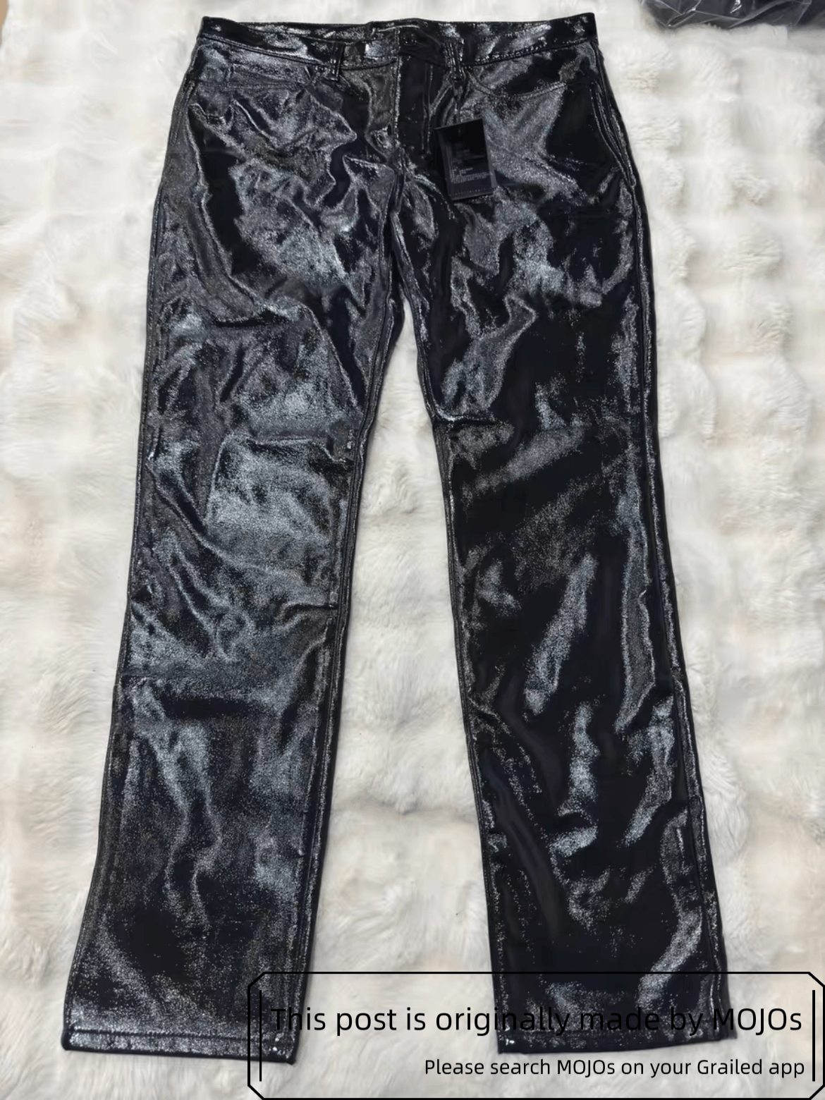 Saint Laurent Paris Sz 32 Saint Laurent Paris Patent Wax Denim mojos1923 Size US 32 / EU 48 - 1 Thumbnail