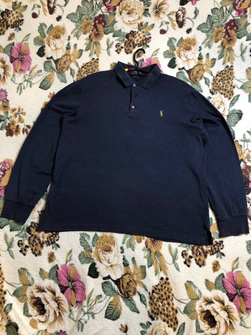 Polo Ralph Lauren Polo By Ralph Lauren Men's Shirt Navy Large Long Sleeve Size US L / EU 52-54 / 3 - 1 Thumbnail