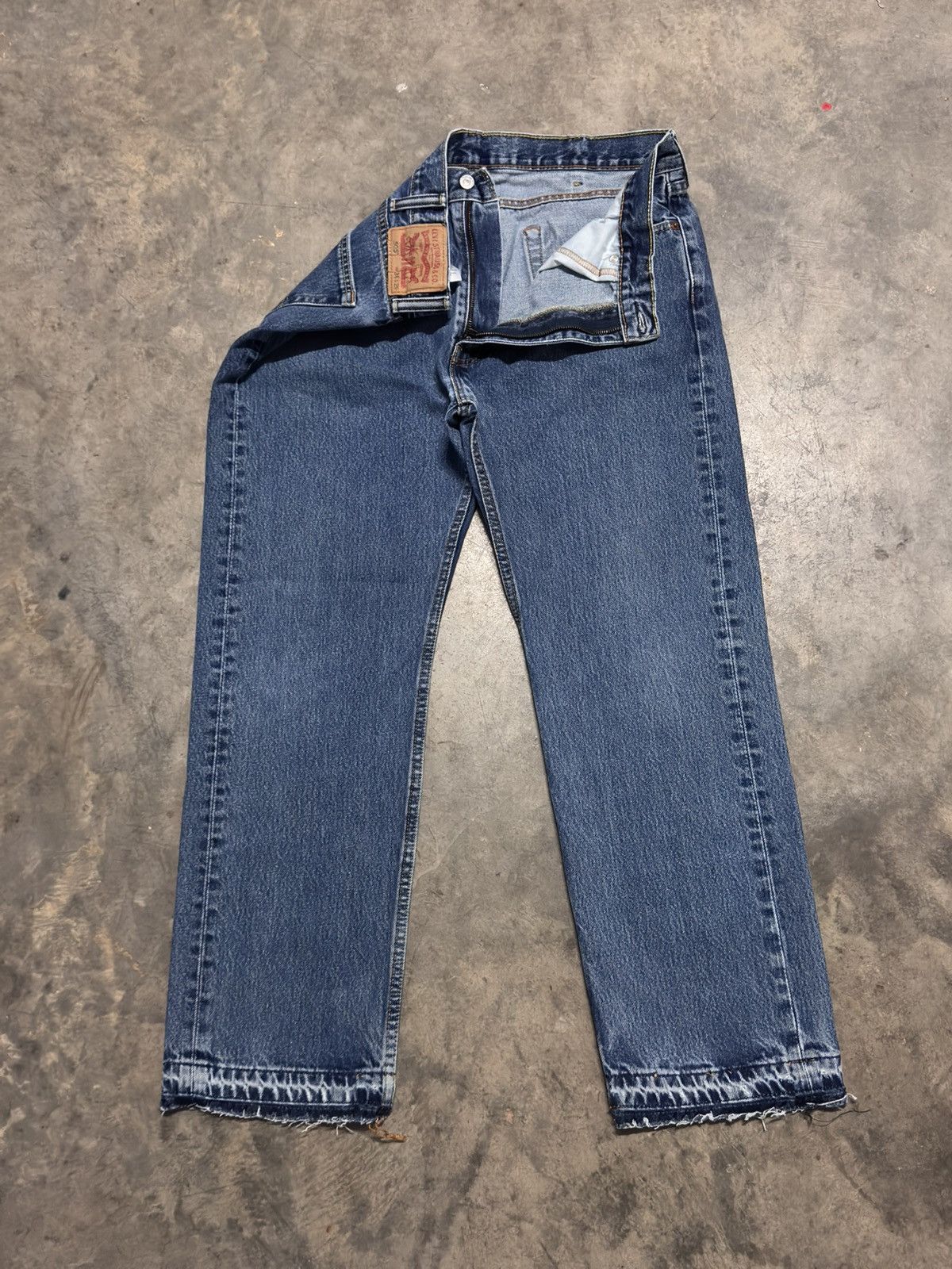 Levi's × Levi's Vintage Clothing Vintage Levis 505 Size 36x29 Distressed Hem Red Tag 90s Y2K Size US 36 / EU 52 - 1 Thumbnail
