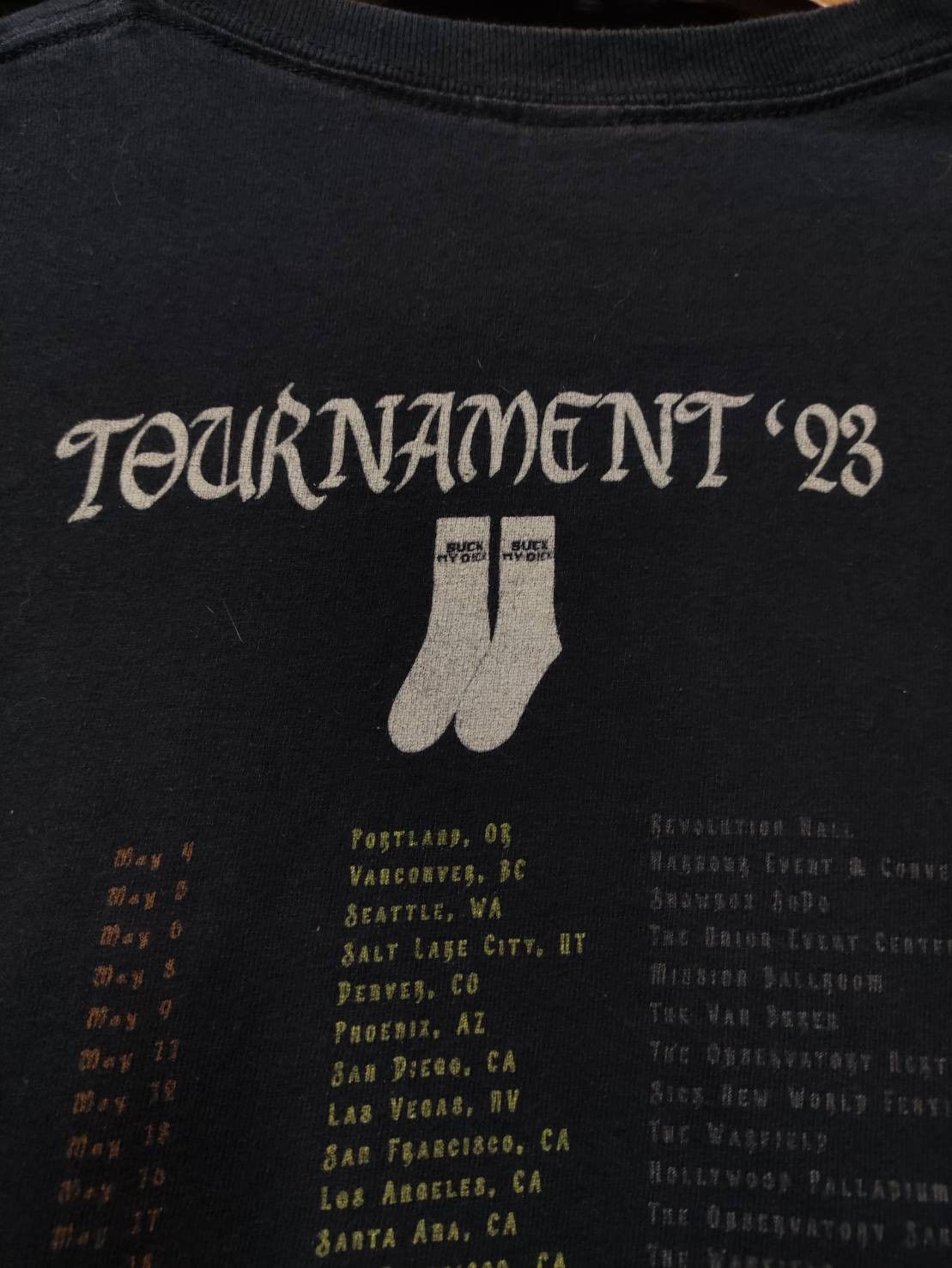 Death Grips Death Grips Tournament 2023 Tour T-Shirt Size US L / EU 52-54 / 3 - 8 Thumbnail