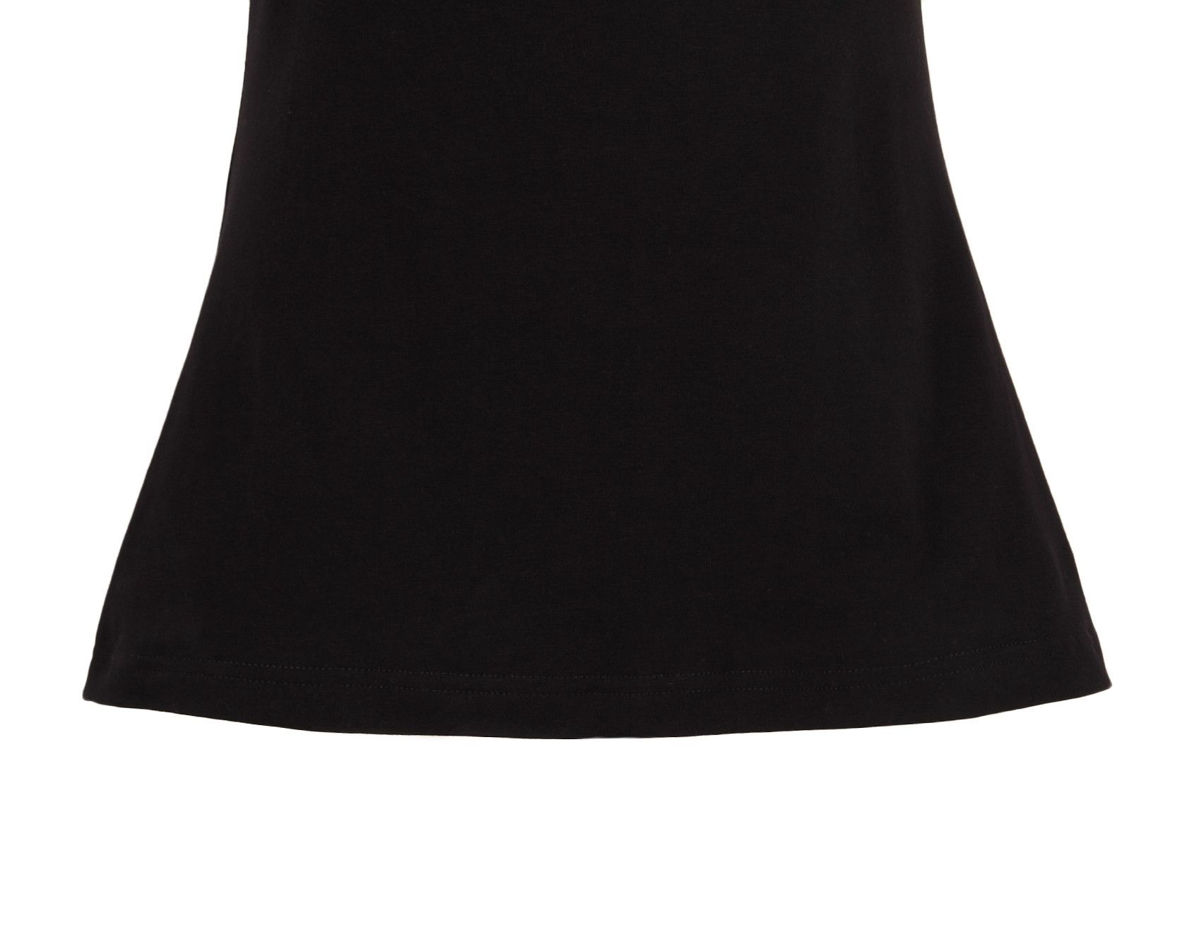 Other 50's Vintage Top V Neck Short Sleeve Fitted Tee Black Size S / US 4 / IT 40 - 3 Thumbnail