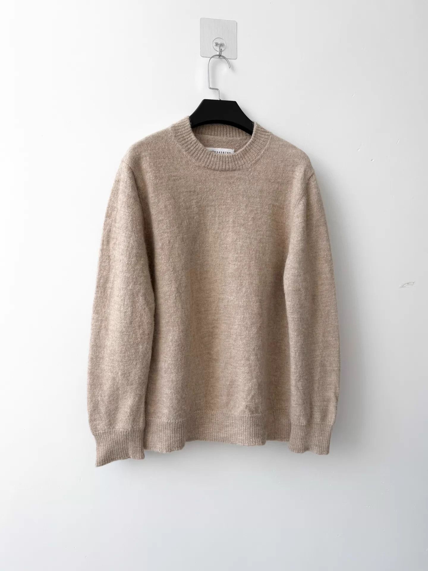 Maison Margiela Maison Margiela F/W22 Wool Sweater Light Khaki S Old Money Size S / US 4 / IT 40 - 2 Thumbnail