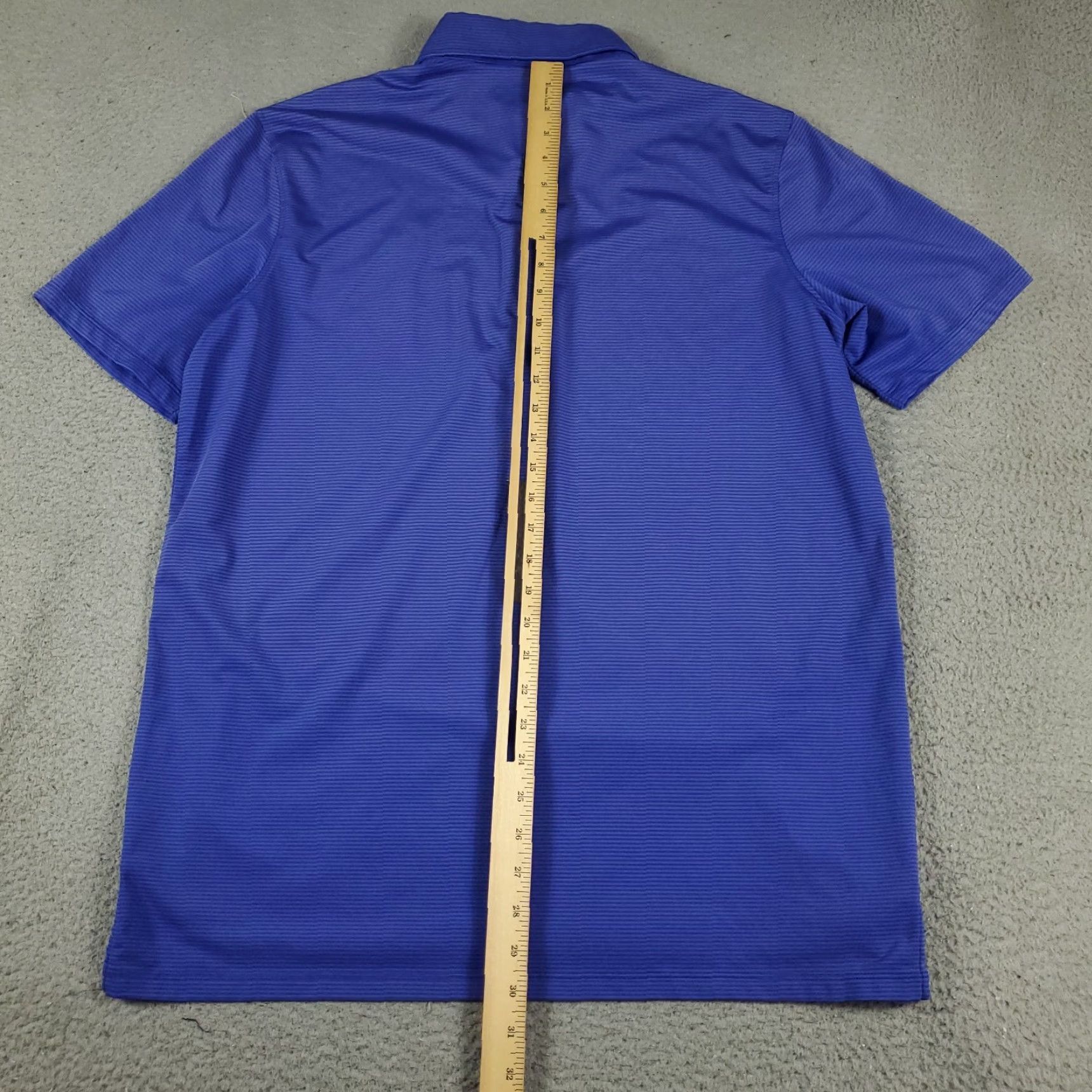 Vintage Greyson Polo Shirt Mens Size Large Blue Striped Wolf Golf Short Sleeve Polo Shirt Mens L Blue Striped Wolf Golf Short Sleeve Size US L / EU 52-54 / 3 - 3 Thumbnail