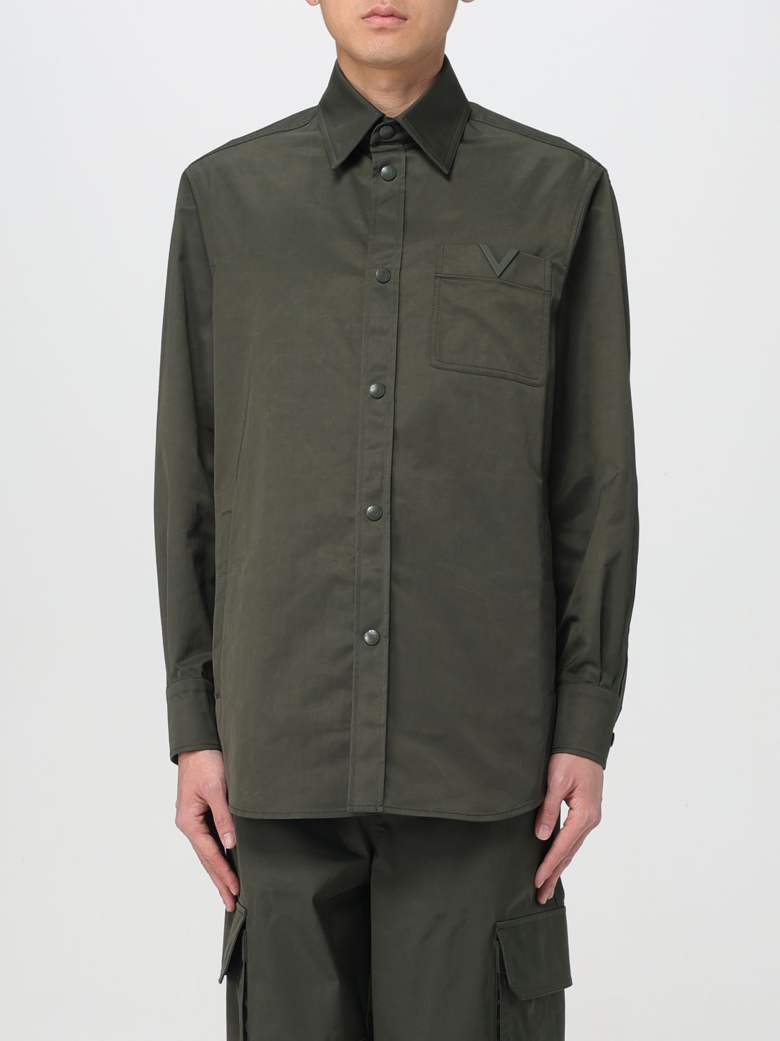 image of Valentino Shirt Men Military (Size XL)