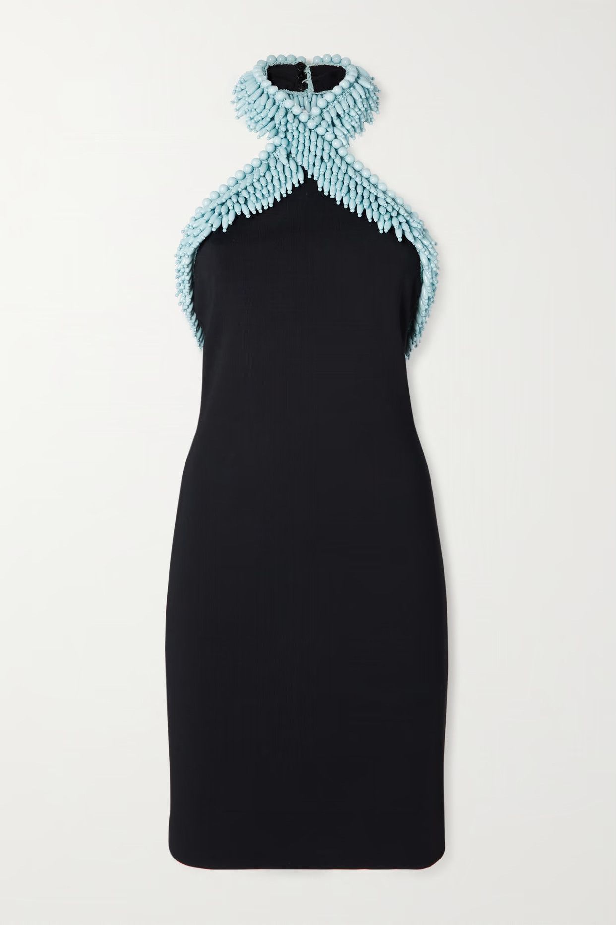 Bottega Veneta o1w1db11224 Mini Dress in Black Size M / US 6-8 / IT 42-44 - 1 Thumbnail