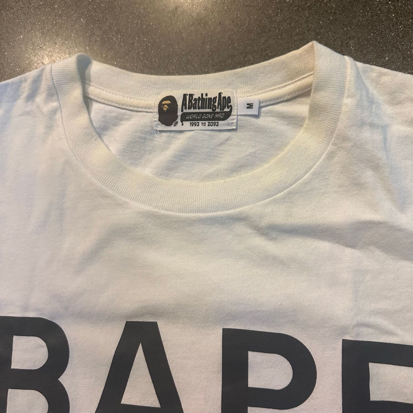 Bape Bathing ape gradient ombre camo bape spell out tee shirt Size US M / EU 48-50 / 2 - 3 Thumbnail