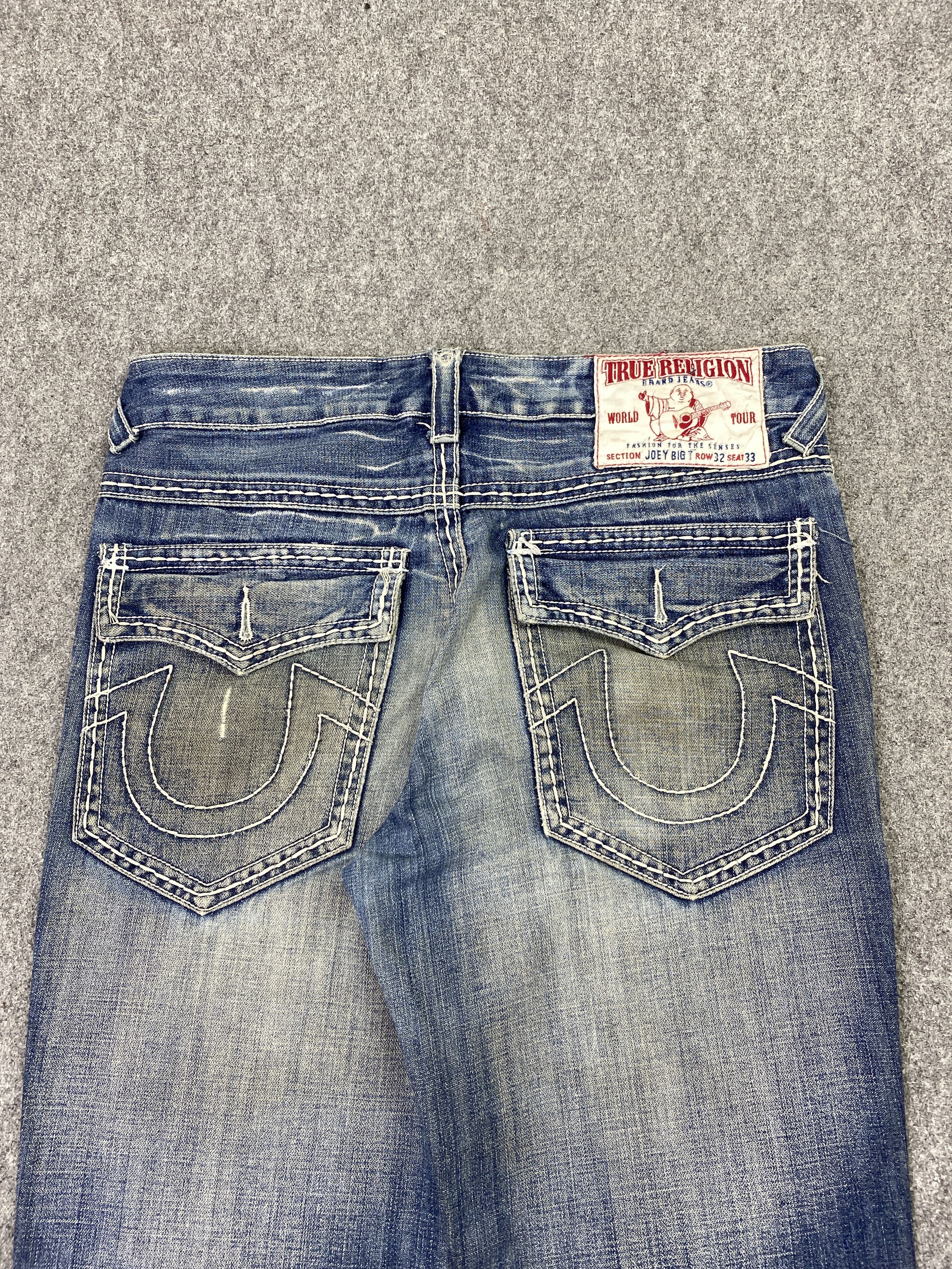 True Religion Vintage True Religion Blue Faded Jeans DP2878 Size US 34 / EU 50 - 4 Thumbnail
