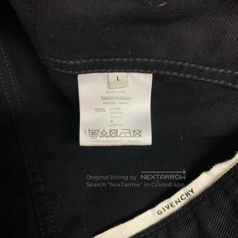 Givenchy Givenchy Black Slate Denim Jacket Size US L / EU 52-54 / 3 - 4 Thumbnail