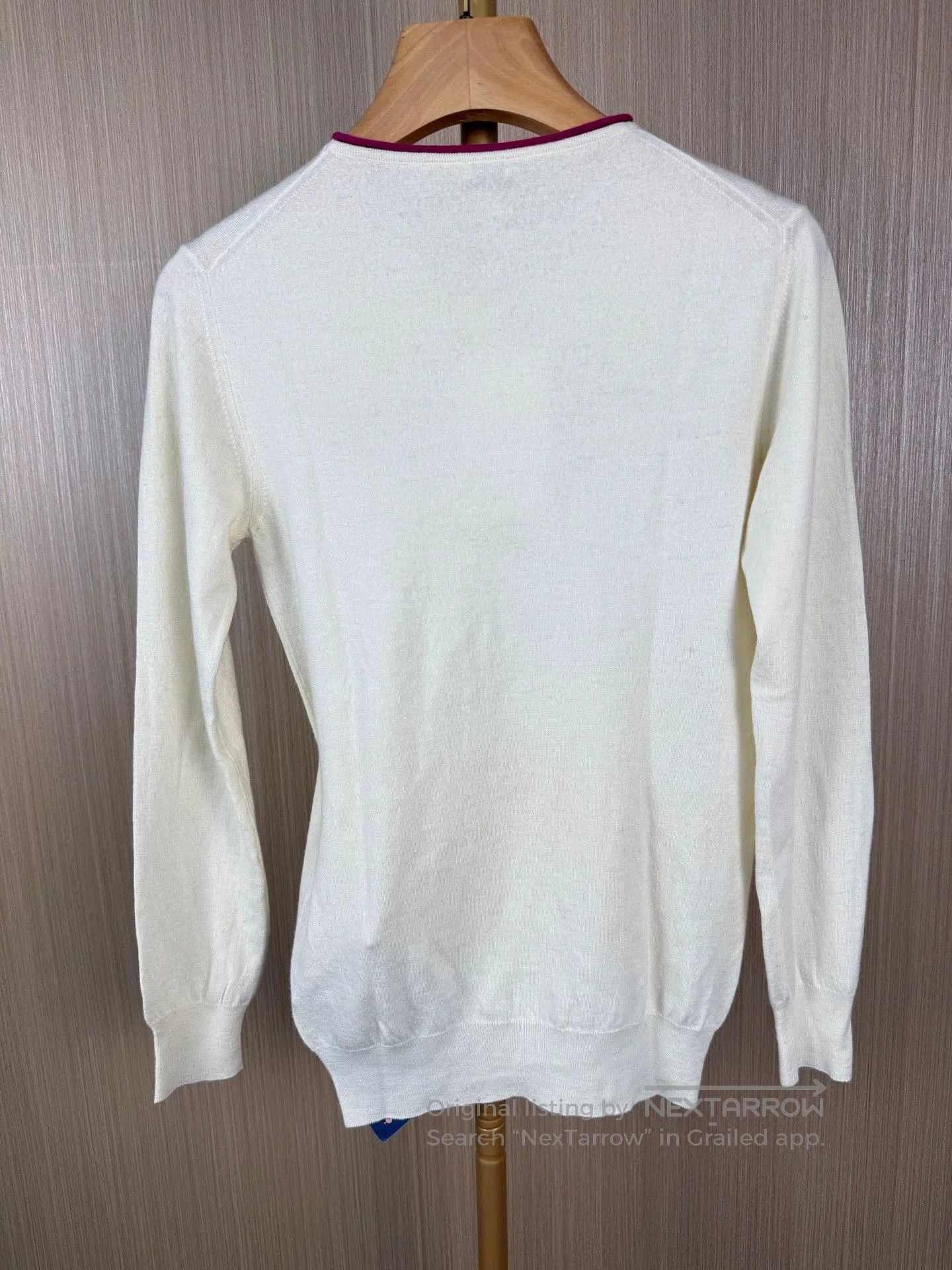 Loewe Loewe Pink Trim Wool Sweater S. Size US S / EU 44-46 / 1 - 2 Thumbnail