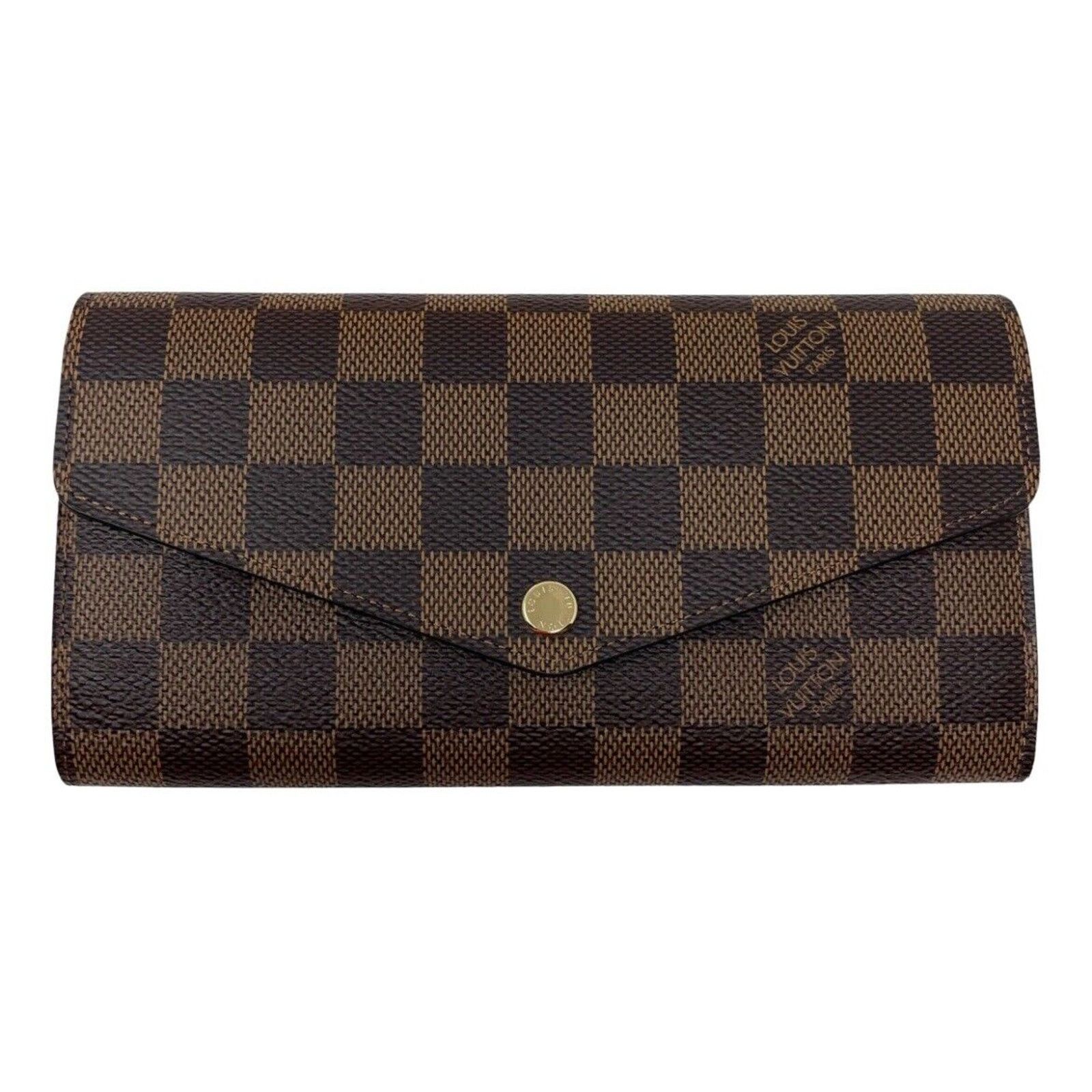 Louis Vuitton LOUIS VUITTON Sarah Long Envelope Wallet Damier Ebene Size ONE SIZE - 1 Thumbnail