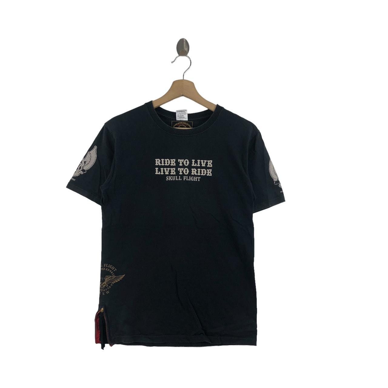 Other SKULL FLIGHT MOTORCYCLE Hell Wheels Tee Shirt Top Ride Size S / US 4 / IT 40 - 2 Thumbnail