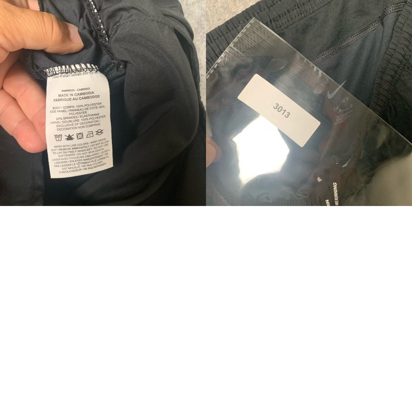Nike Nike Dri Fit Women Size Medium Black Lightweight Athletic Running Shorts - Size 32" / US 10 / IT 46 - 8 Thumbnail