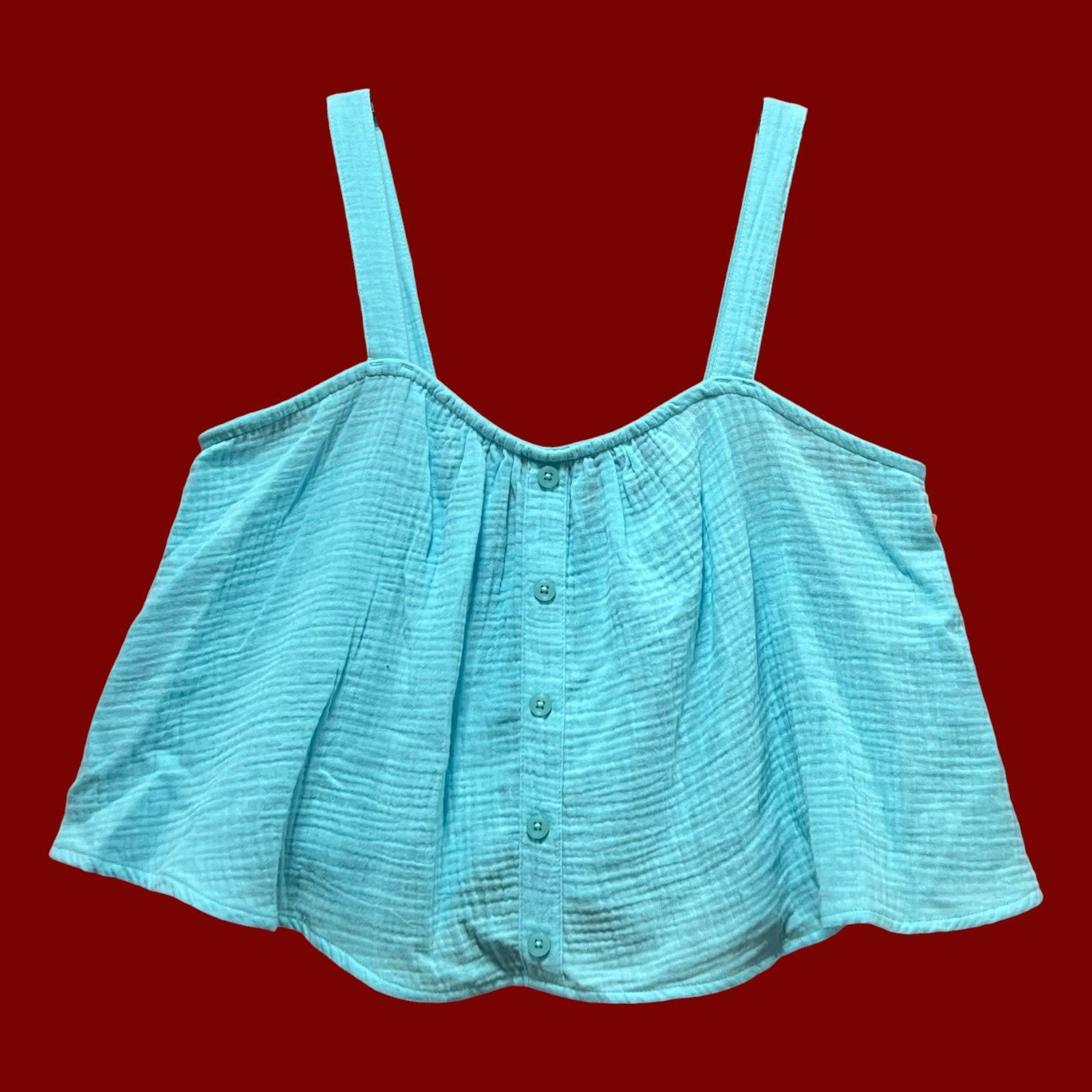 Other Colsie - Women's Tiny Tank Top - Light Blue - Small Size S / US 4 / IT 40 - 1 Thumbnail