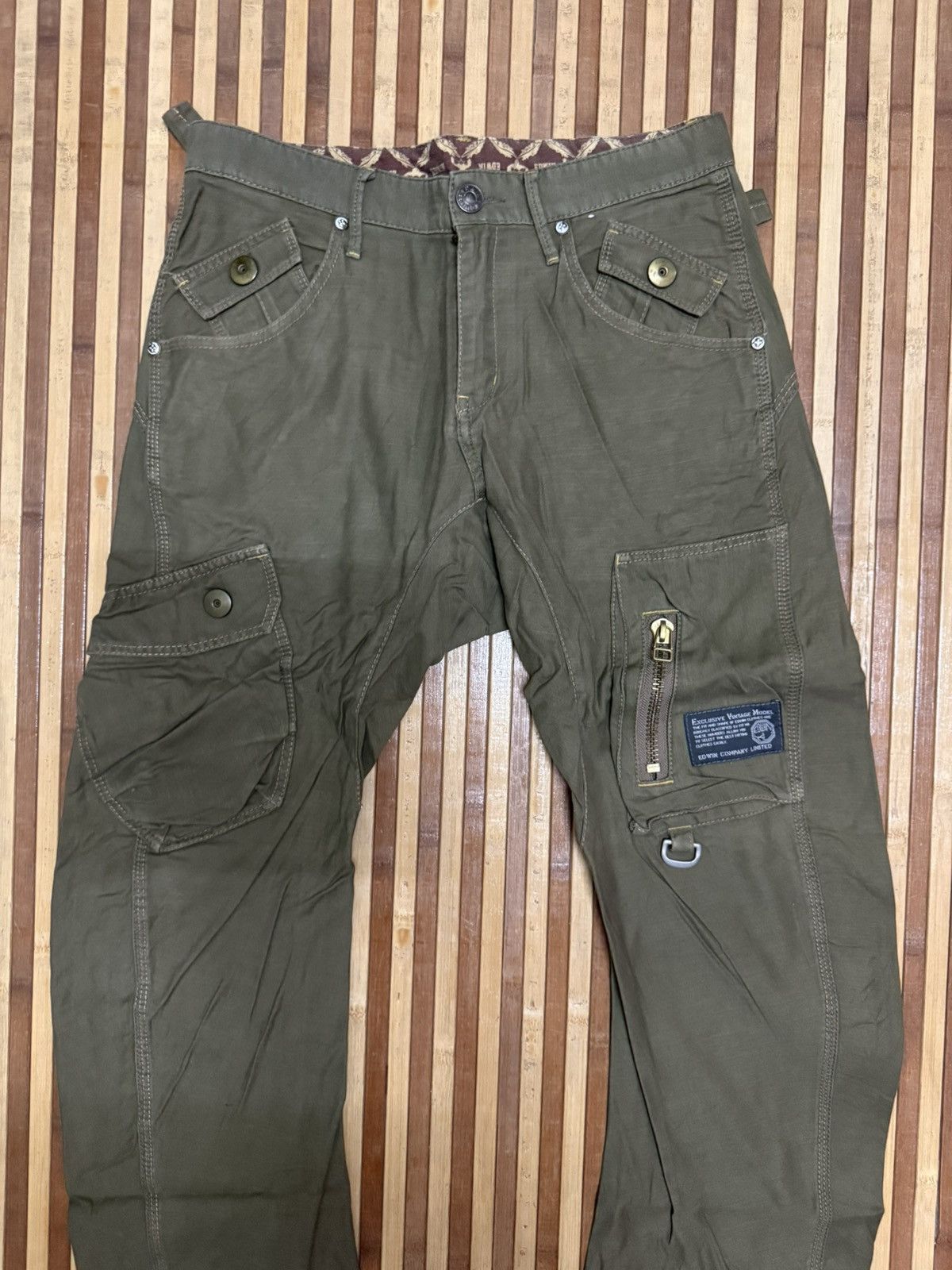 Edwin EDWIN Cargo Pants Multipocket / Streetwear / W30X31 Size US 30 / EU 46 - 2 Thumbnail