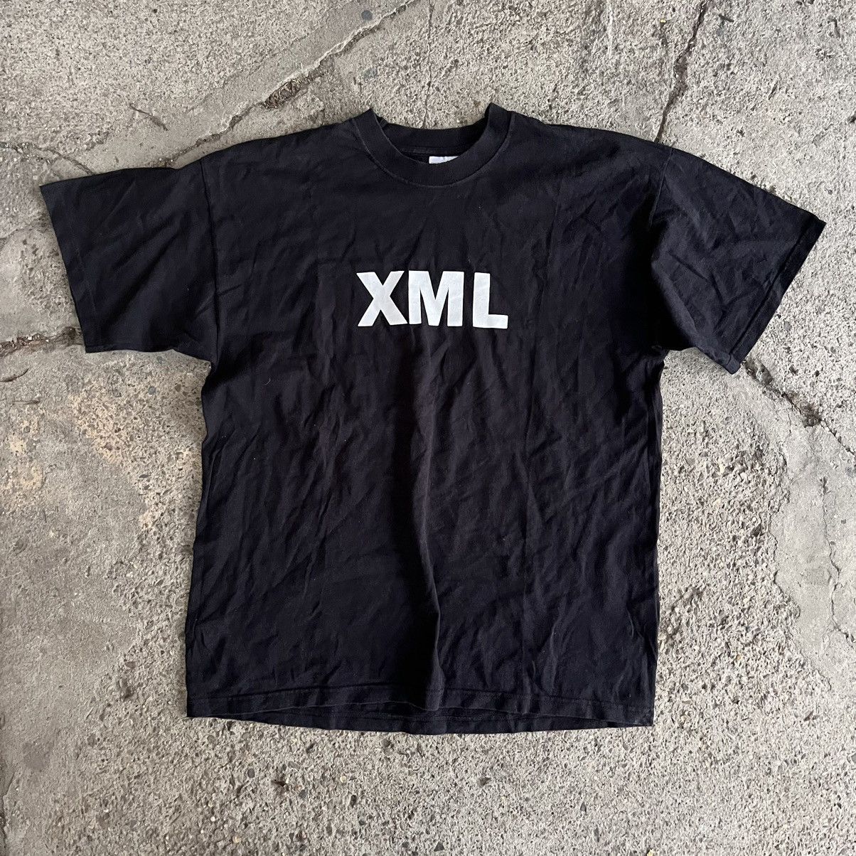 Japanese Brand XML Vintage Black T shirt Geek Database Size US S / EU 44-46 / 1 - 1 Thumbnail