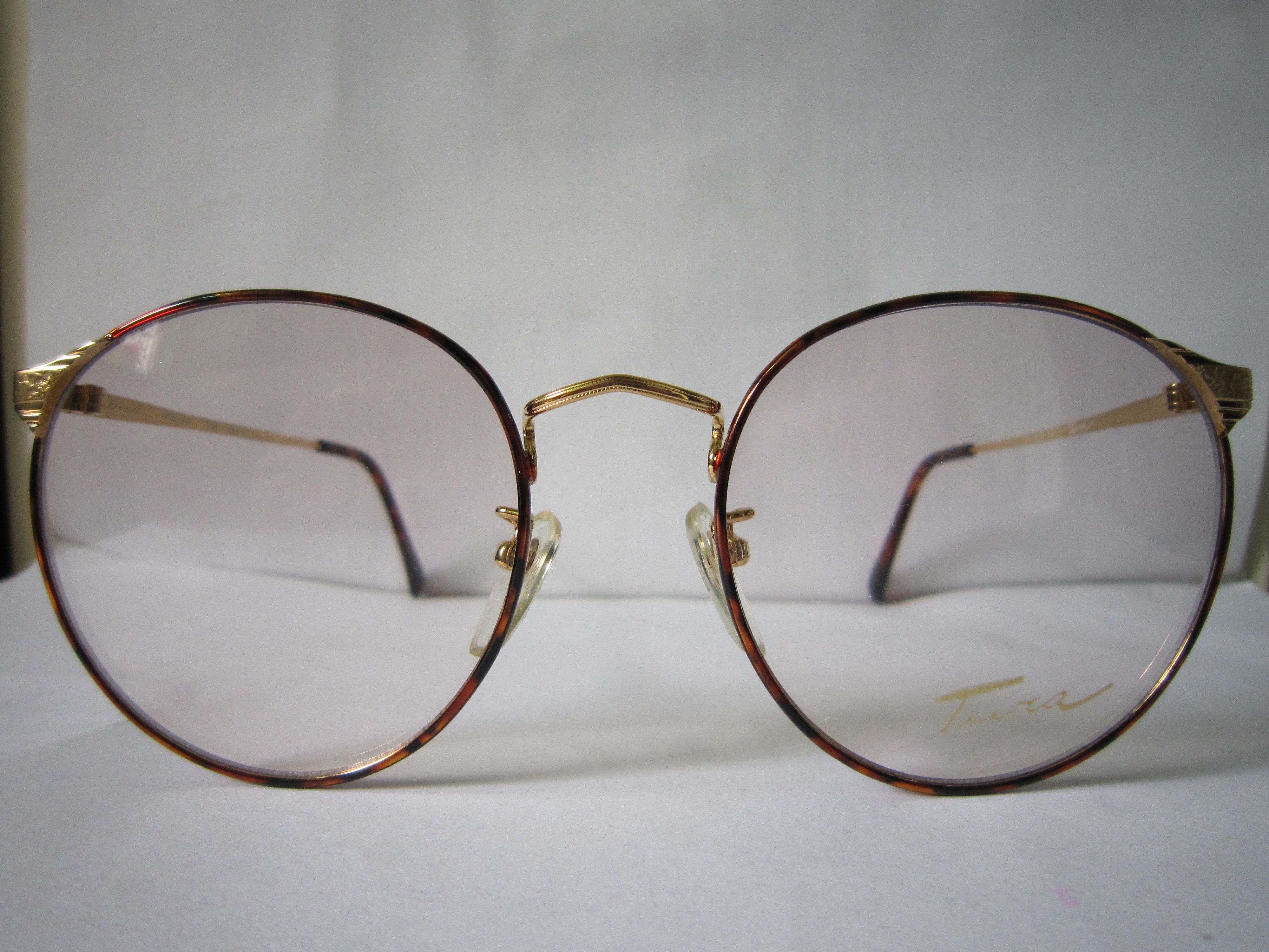 Vintage Vintage 80s TURA Mod 247 Tortoise Round Eyeglasses Size ONE SIZE - 6 Thumbnail