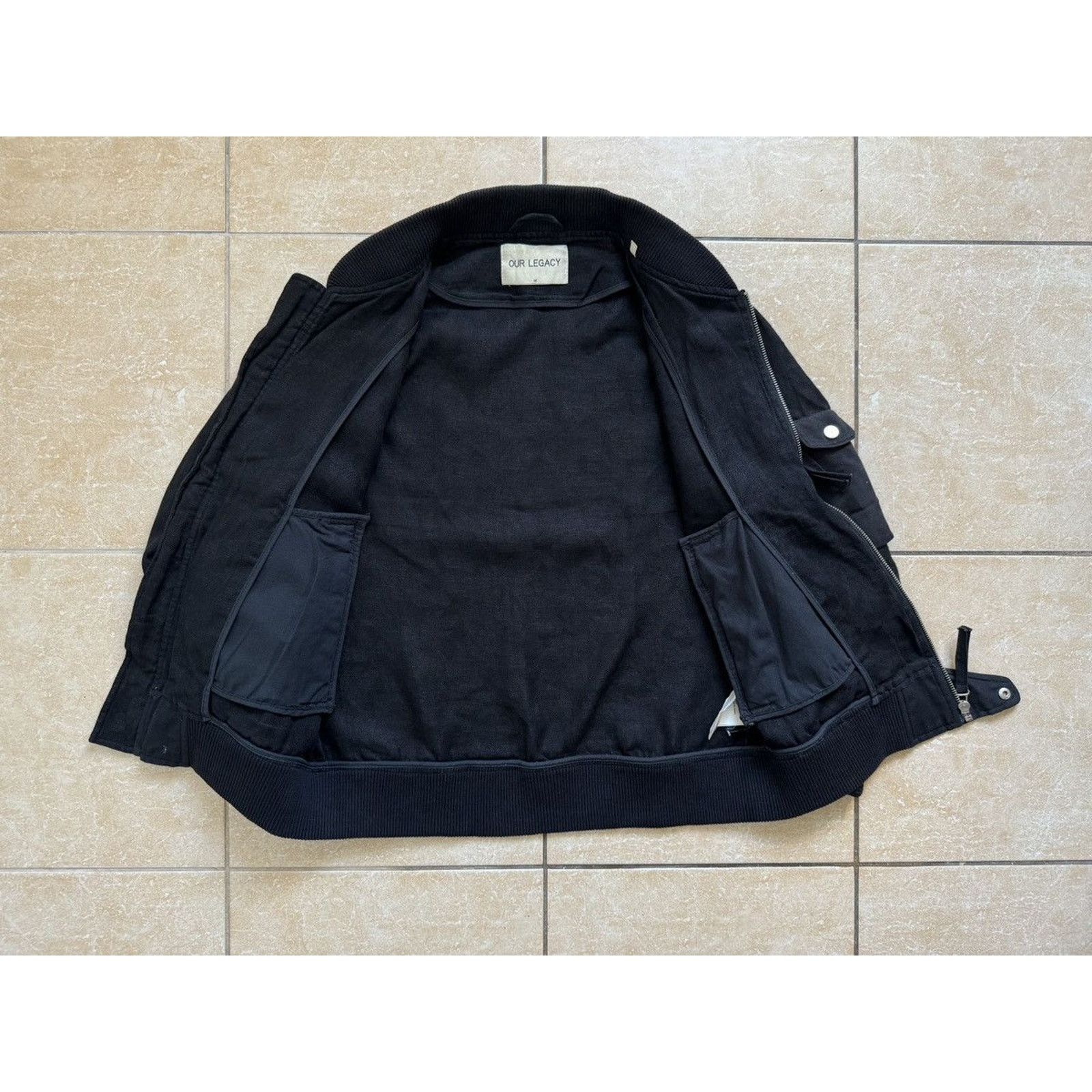Our Legacy Vintage Our Legacy SS14 Black Flower Linen Bomber Jacket Size US S / EU 44-46 / 1 - 9 Thumbnail