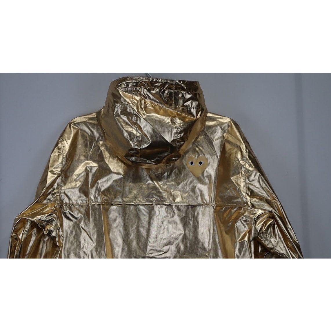 Comme des Garcons PLAY o1rshd1 Full Zip Jacket K-way in Gold Size US L / EU 52-54 / 3 - 17 Thumbnail
