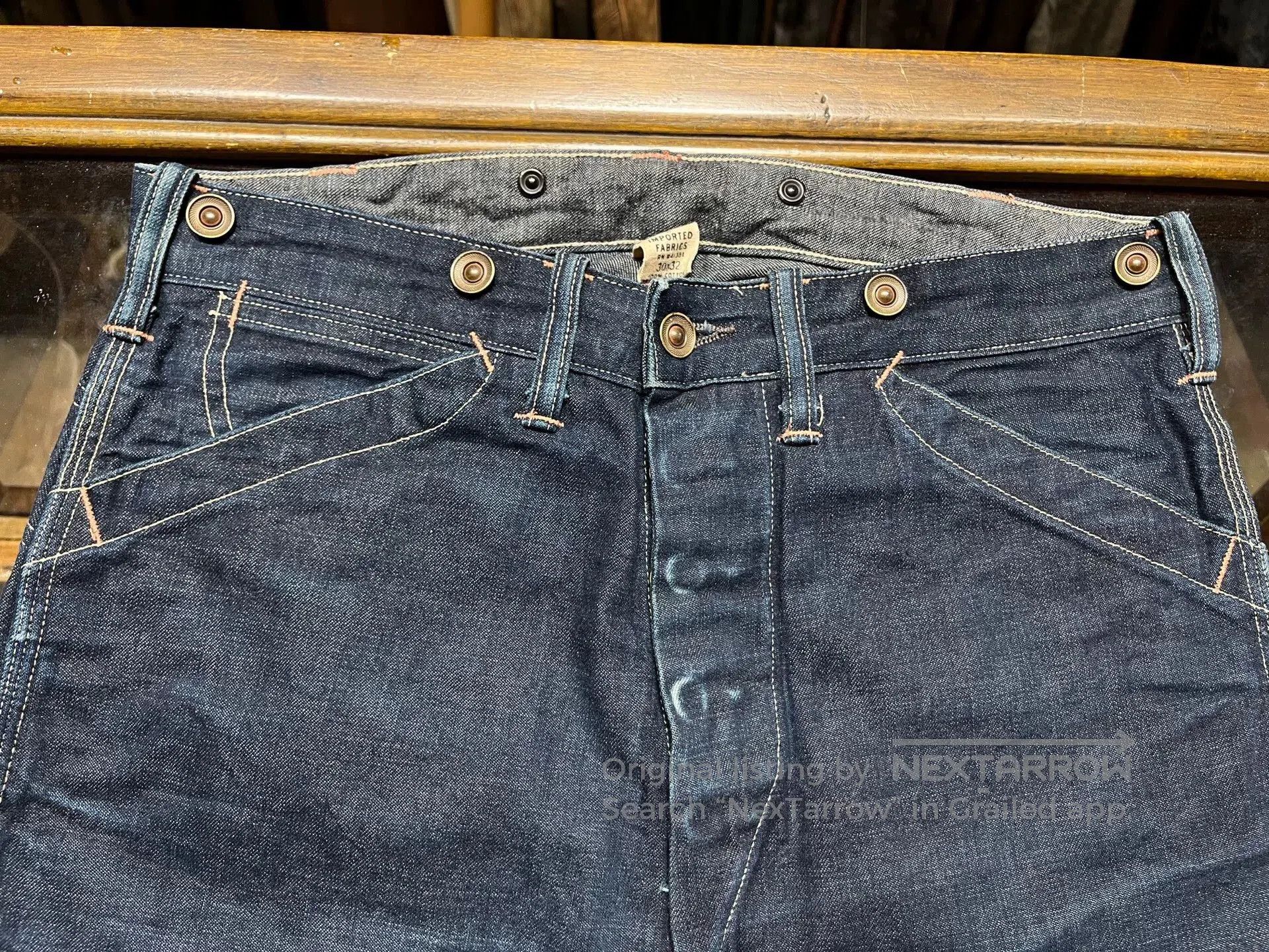 RRL Ralph Lauren RRL Double RL Denim Work Pants. Size US 30 / EU 46 - 3 Thumbnail