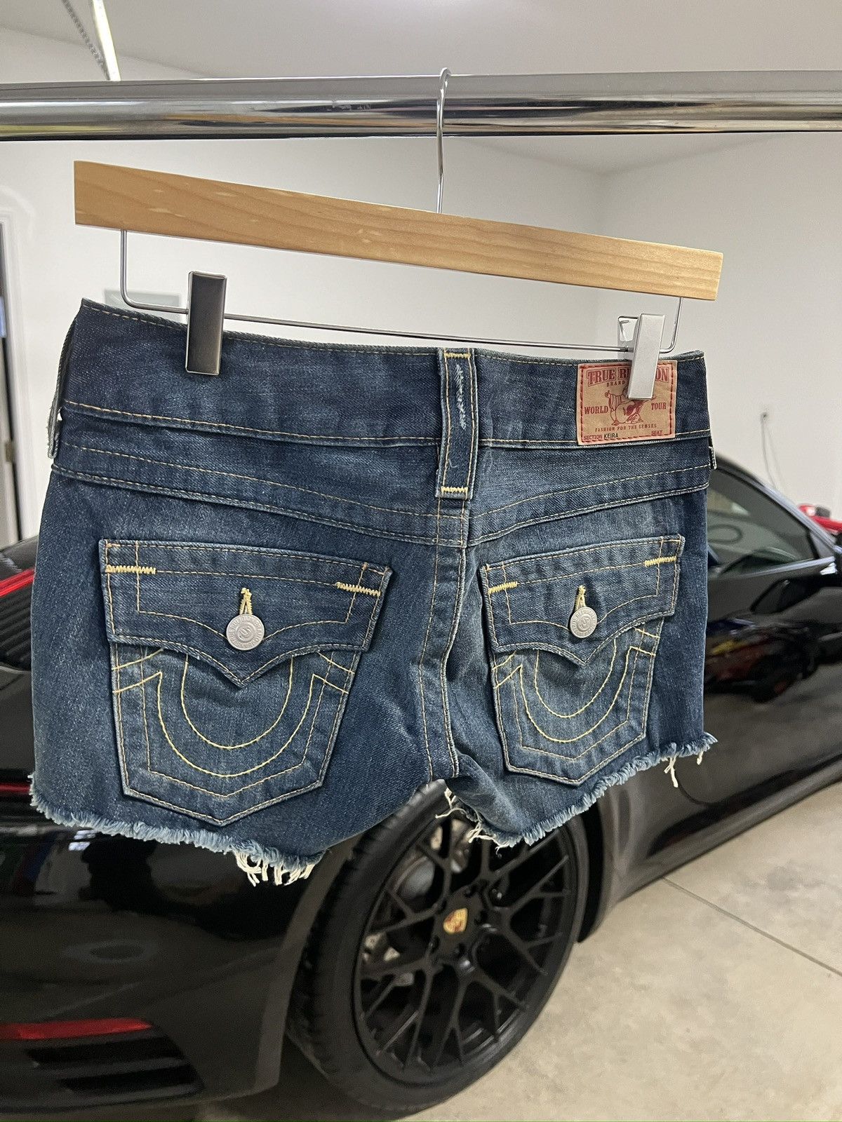 True Religion × Vintage Women’s True Religion Denim Shorts Size 25" / US 0 / IT 36 - 2 Thumbnail