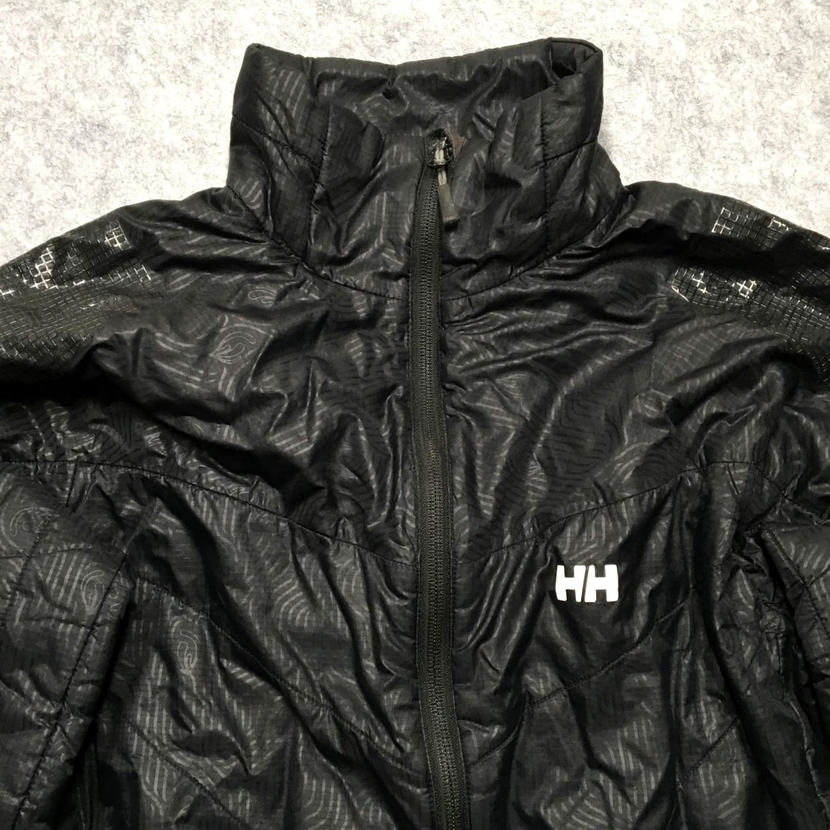 Helly Hansen Helly Hansen Jacket Womens XL Black Quilted Insulated Full Zip Reflective Hiking Size XL / US 12-14 / IT 48-50 - 4 Thumbnail