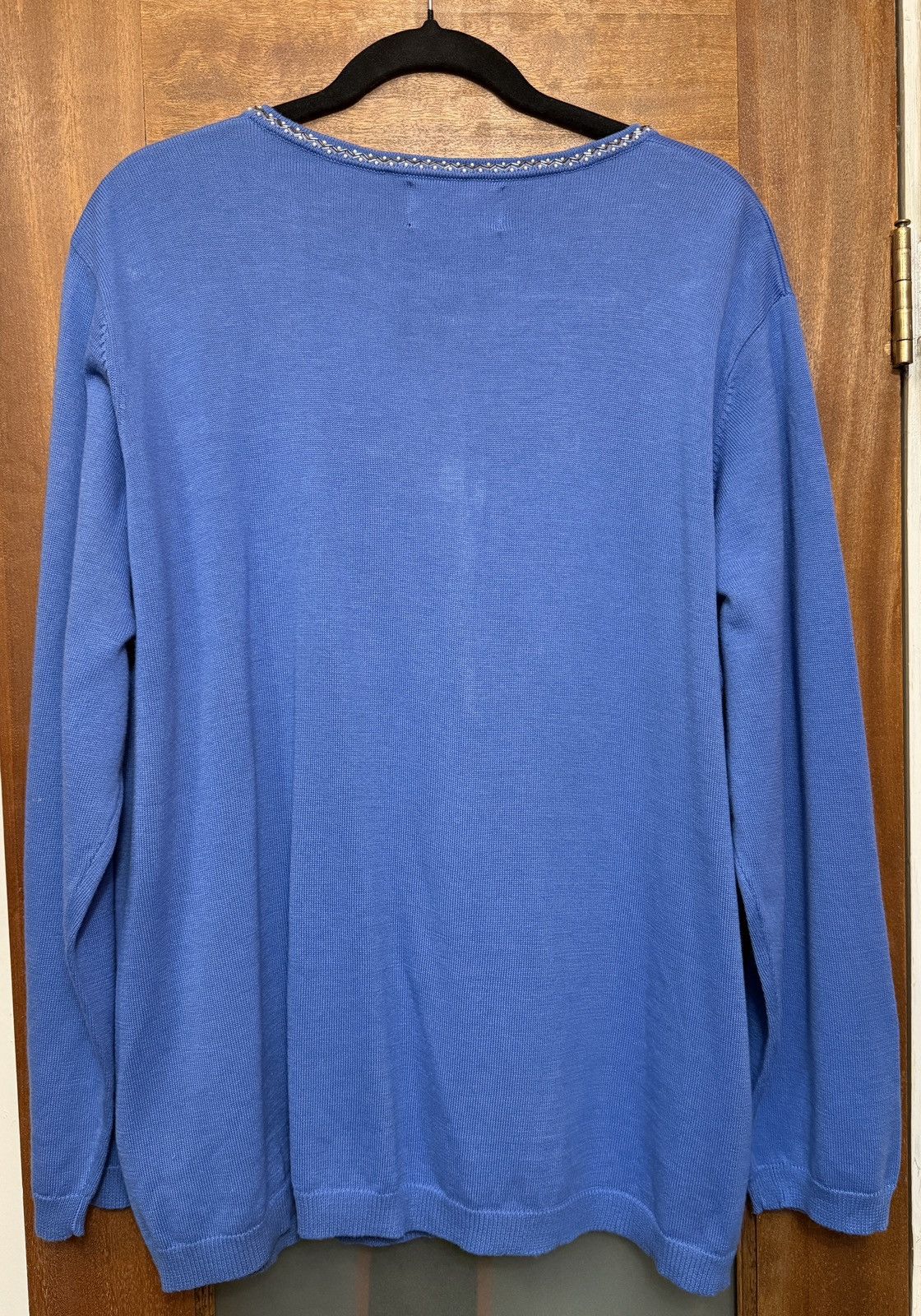 Bob Mackie Bob Mackie Wearable Art Periwinkle Blue Beaded Dragonfly Size XXL / US 16-18 / IT 52-54 - 8 Thumbnail