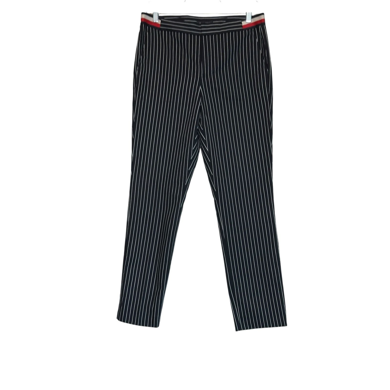 Tommy Hilfiger Tommy Hilfiger navy blue white stripes pants size 8 Size 32" / US 10 / IT 46 - 11 Thumbnail