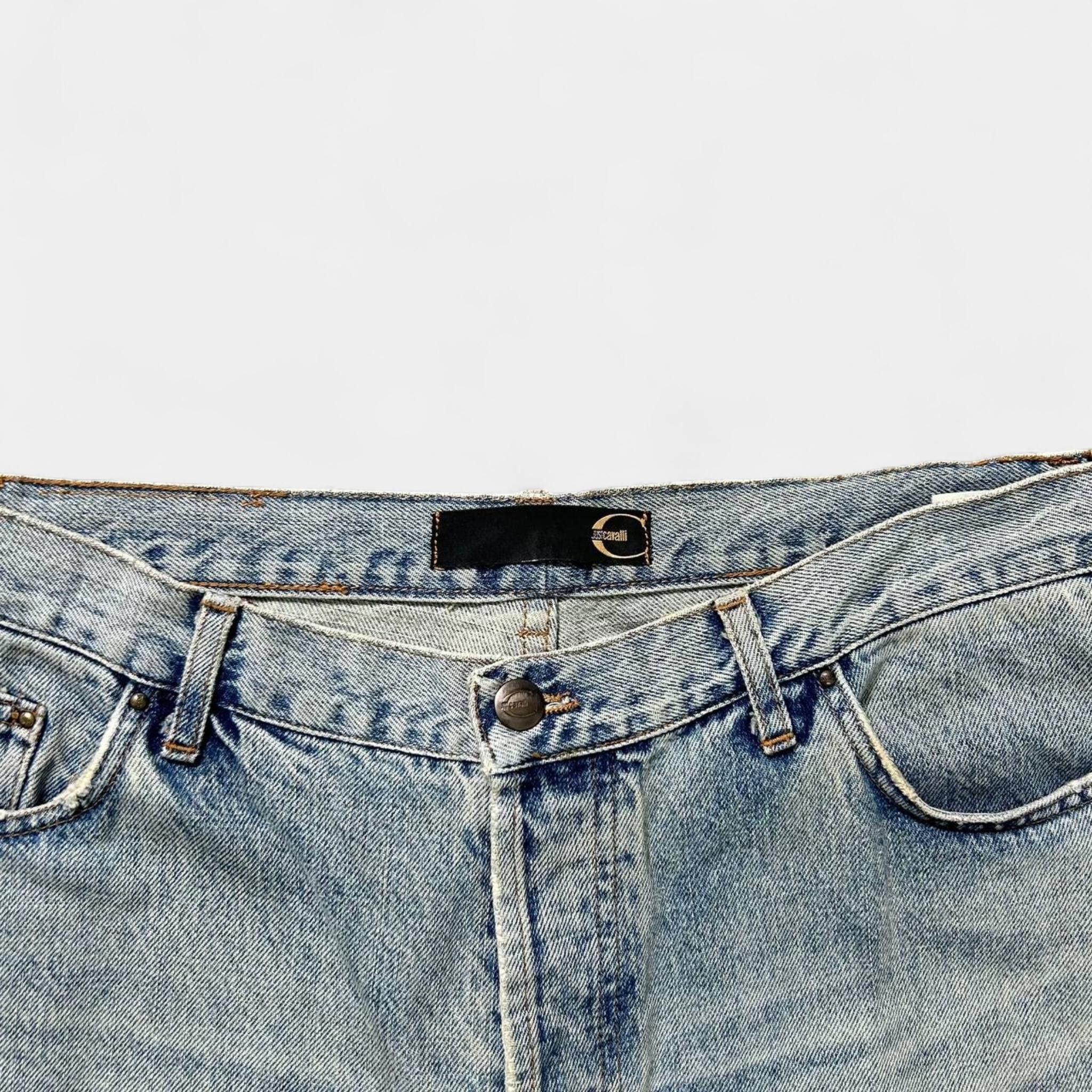 Roberto Cavalli Cavalli Distressed Baggy Jeans Size US 39 - 4 Thumbnail