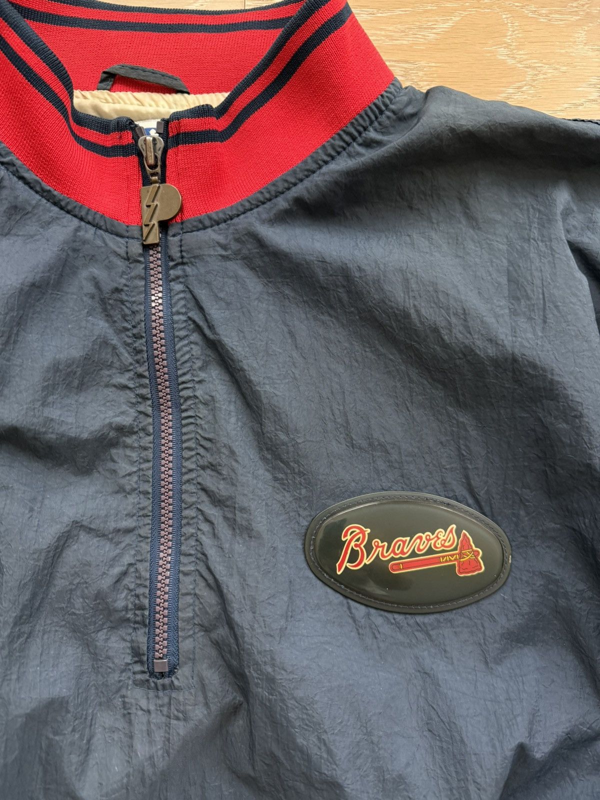 Pro Player Vintage Atlanta Braves MLB pullover Size US XL / EU 56 / 4 - 5 Thumbnail