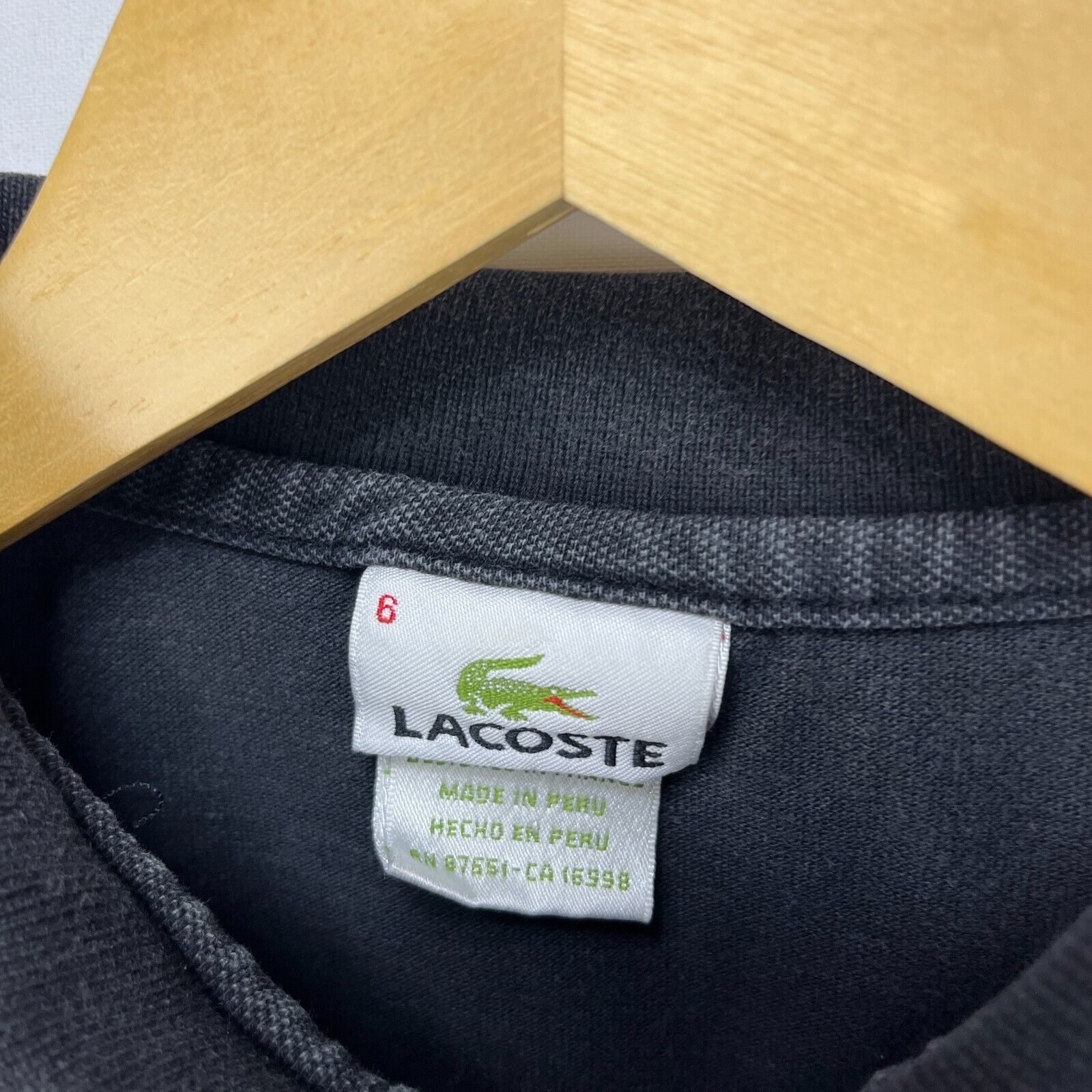 Lacoste × Vintage Vintage Lacoste Rugby Long Sleeve Shirt Medium Size US M / EU 48-50 / 2 - 4 Thumbnail
