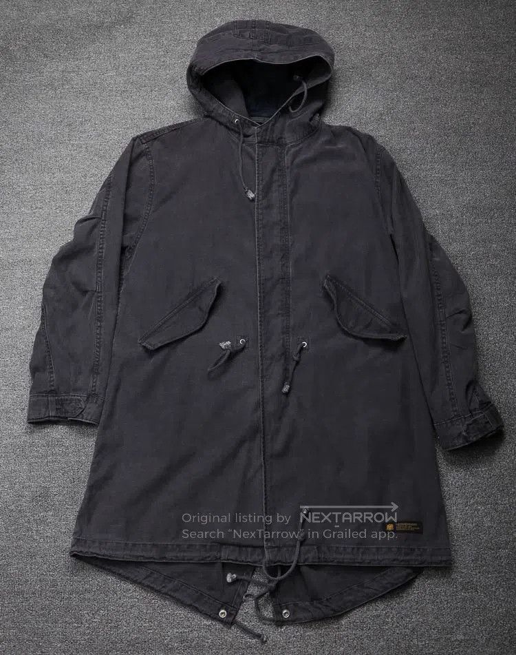Neighborhood Neighborhood Military Fish Tail Washed Wax Dye Windbreaker Size US S / EU 44-46 / 1 - 1 Thumbnail