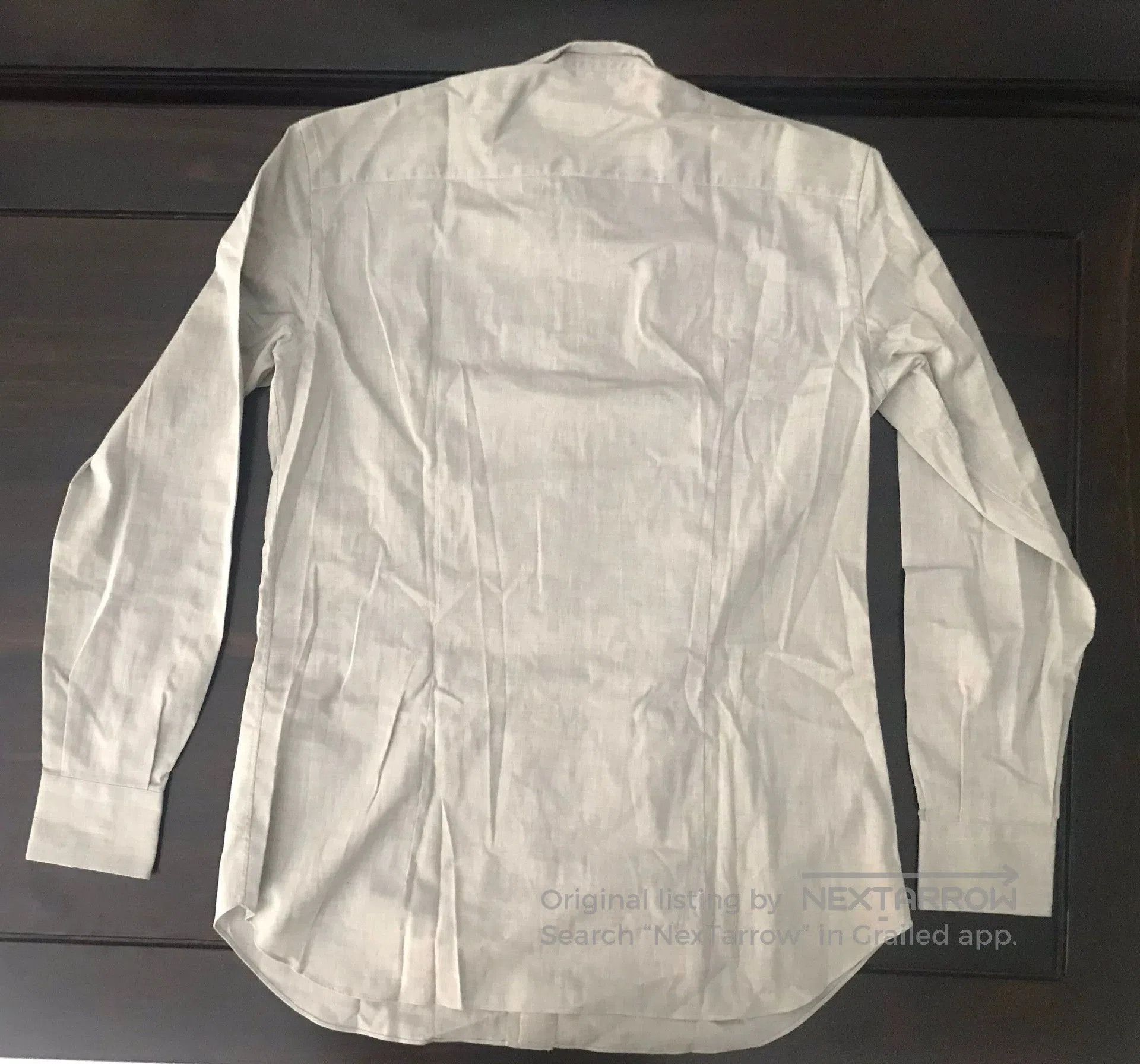 Brioni brand new breathable gray woven shirt. Size US S / EU 44-46 / 1 - 2 Thumbnail