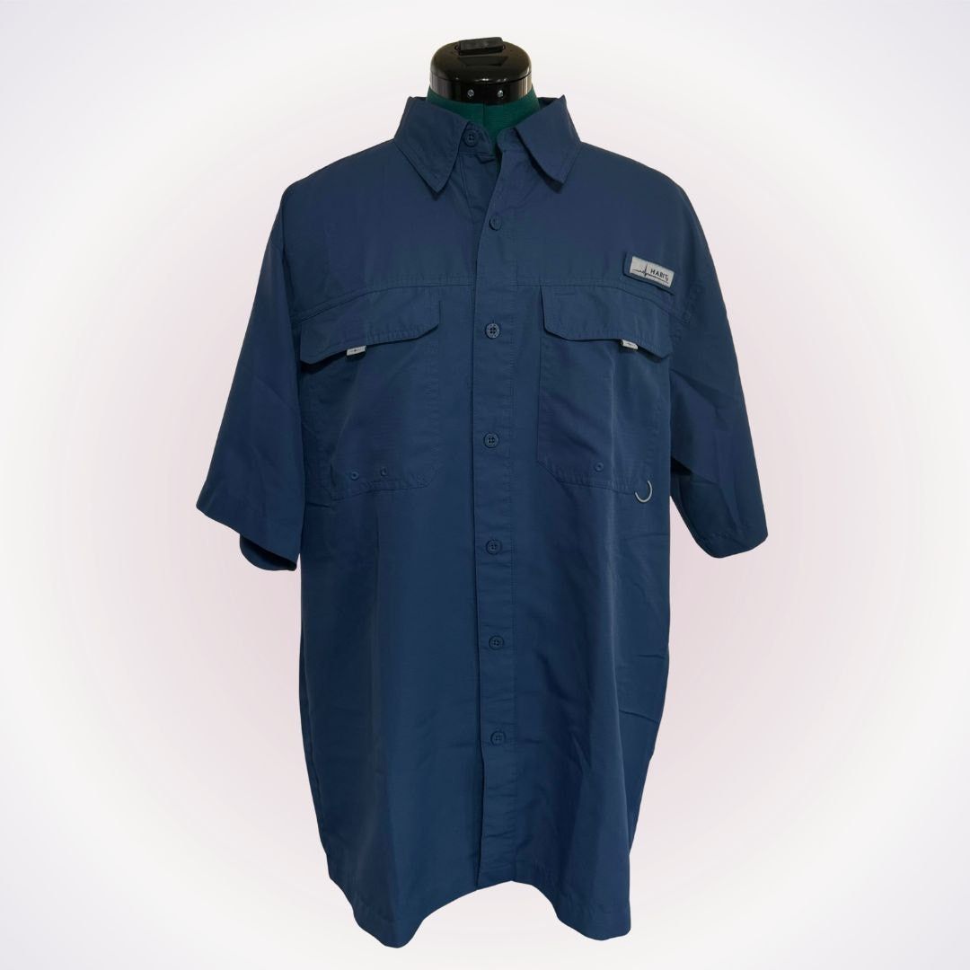Other Habit Navy Performance Fishing Shirt | Sz M Size US M / EU 48-50 / 2 - 1 Thumbnail