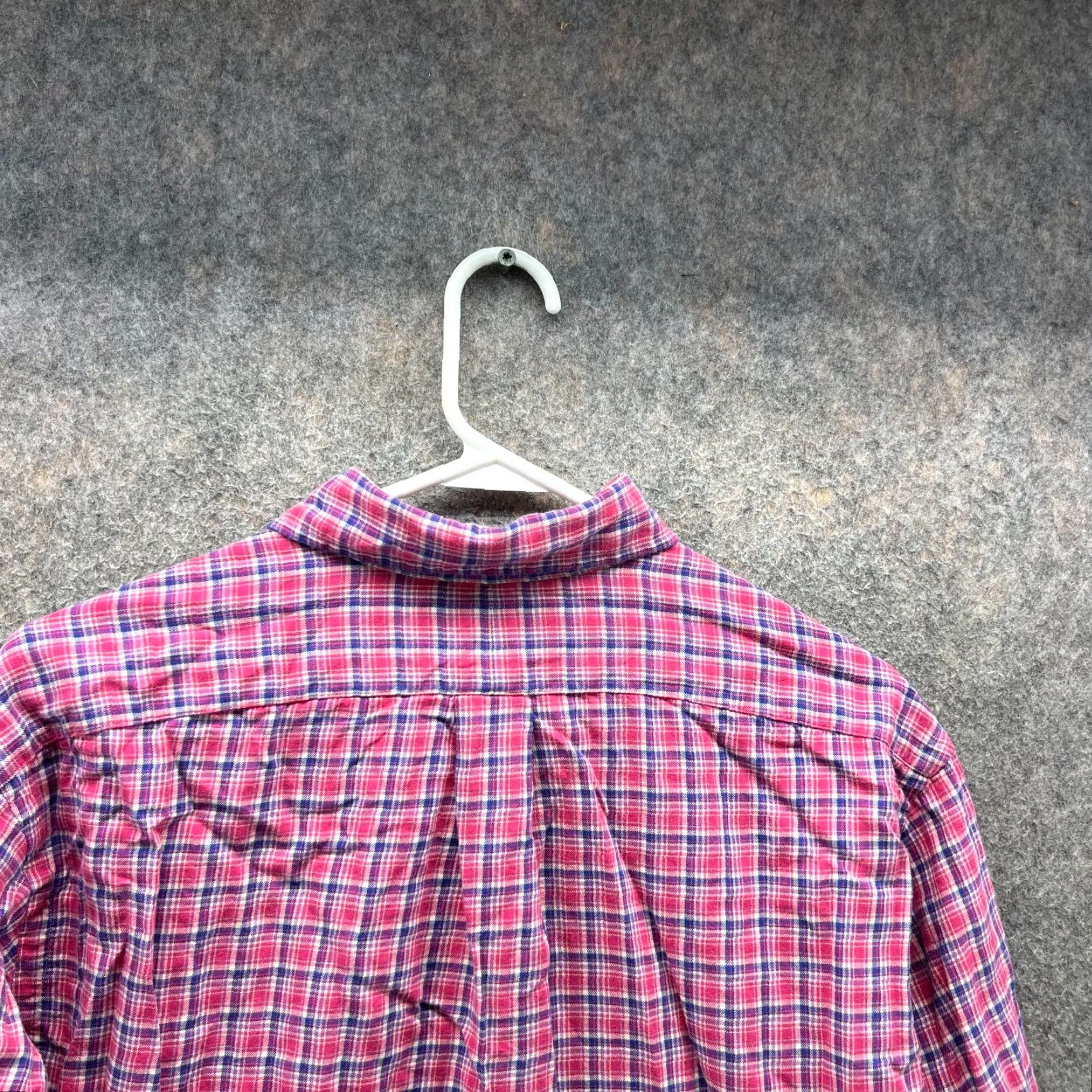 Ralph Lauren VINTAGE Ralph Lauren Shirt Men Medium Pink Button Up Classic Tattersall Plaid Size US M / EU 48-50 / 2 - 6 Thumbnail