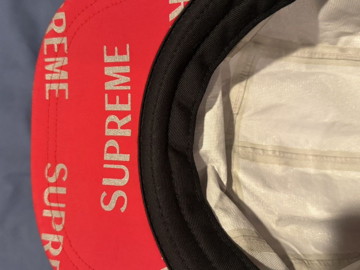 Supreme Supreme 3M Reflective Repeat Camp Cap Red SS16 Size ONE SIZE - 4 Thumbnail