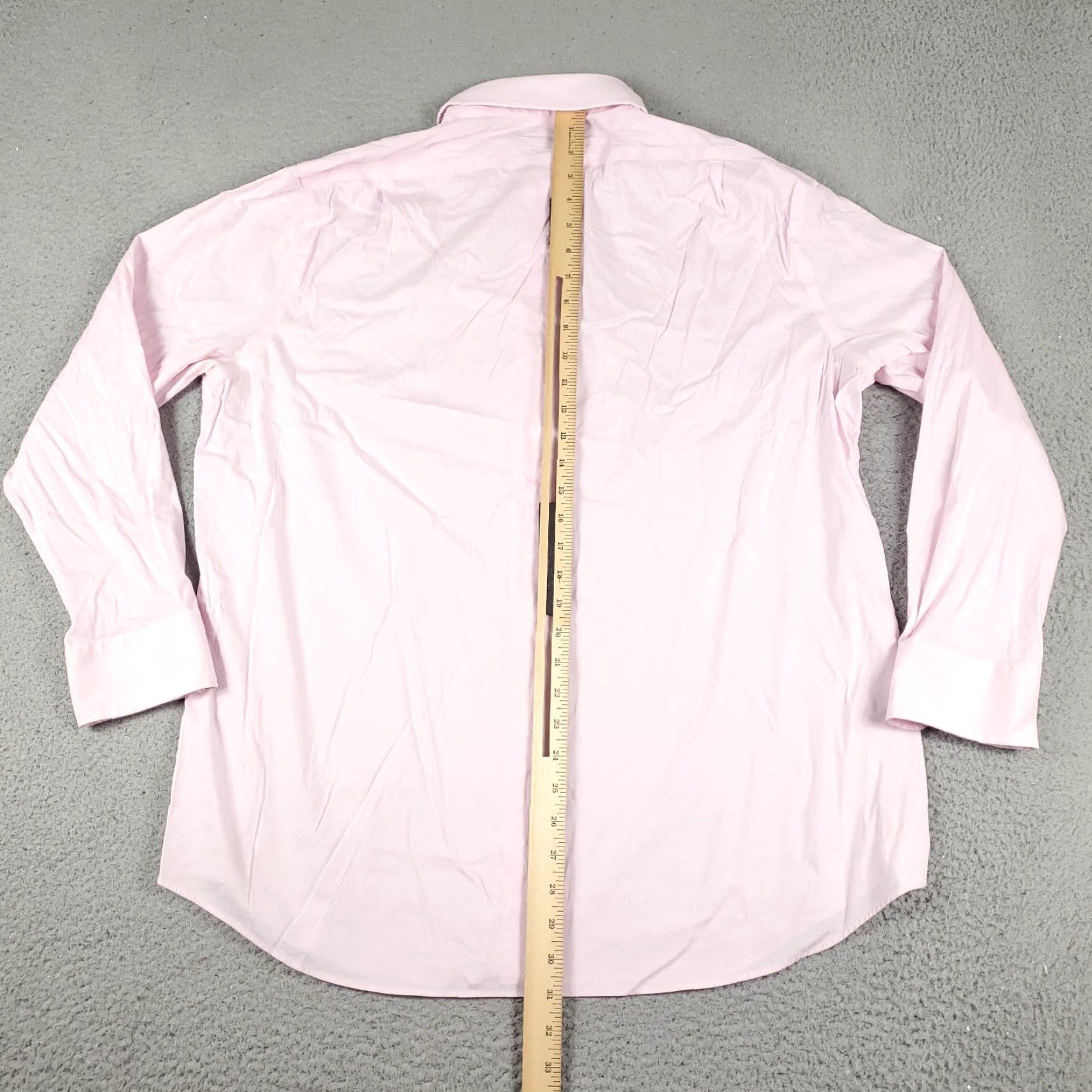 Ralph Lauren Ralph Lauren Shirt Mens XL Pink Solid Cotton Long Sleeve Button-Down Size US XL / EU 56 / 4 - 3 Thumbnail