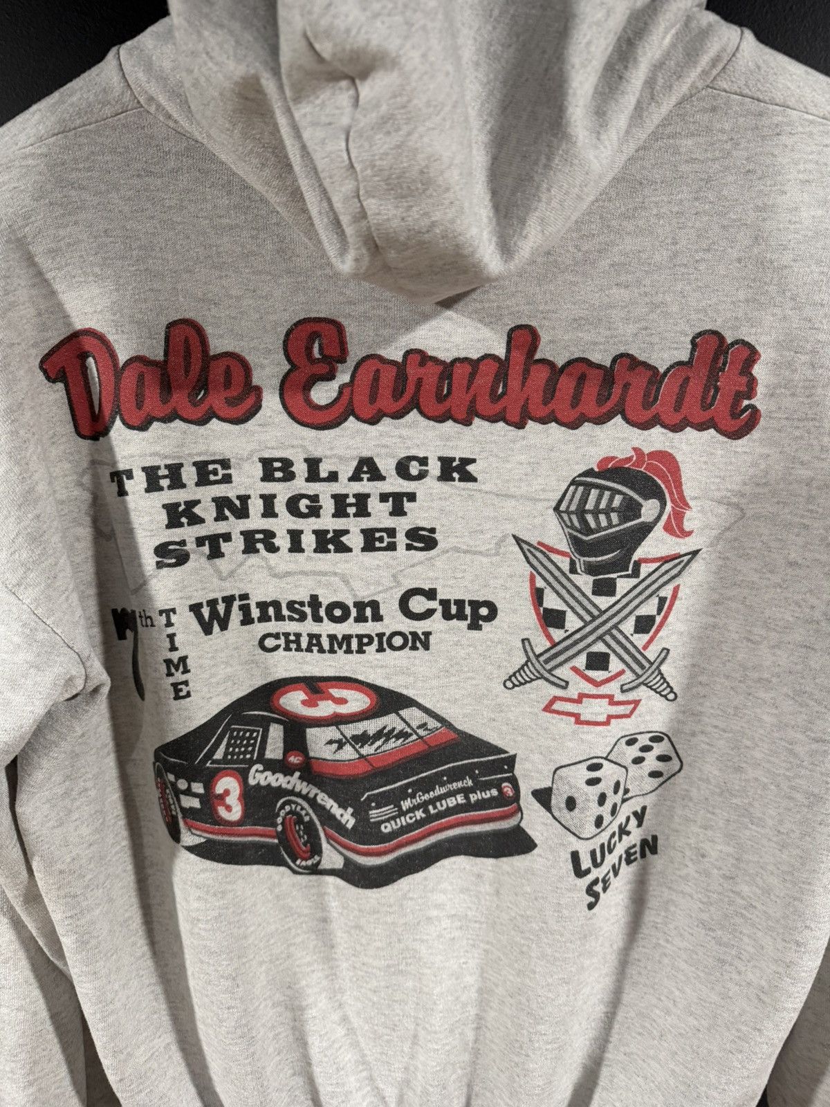 Vintage 1994 Vintage Dale Earnhardt Grunge Cropped Nascar Hoodie XL Size US XL / EU 56 / 4 - 8 Thumbnail