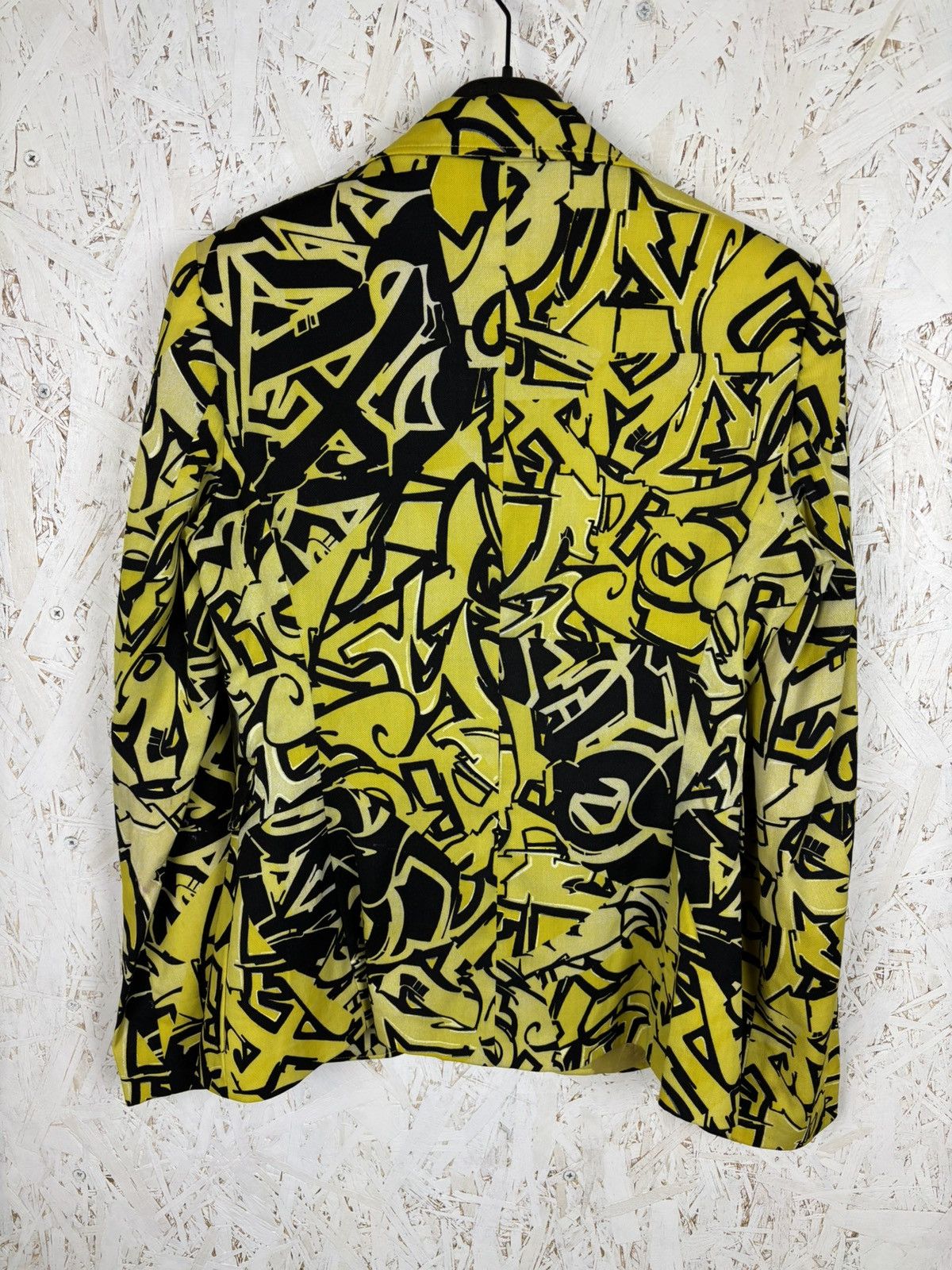 Versace Jeans Couture 90s Versace Jeans Couture Graffiti Rare AOP Blazer 26/40 Size S / US 4 / IT 40 - 7 Thumbnail