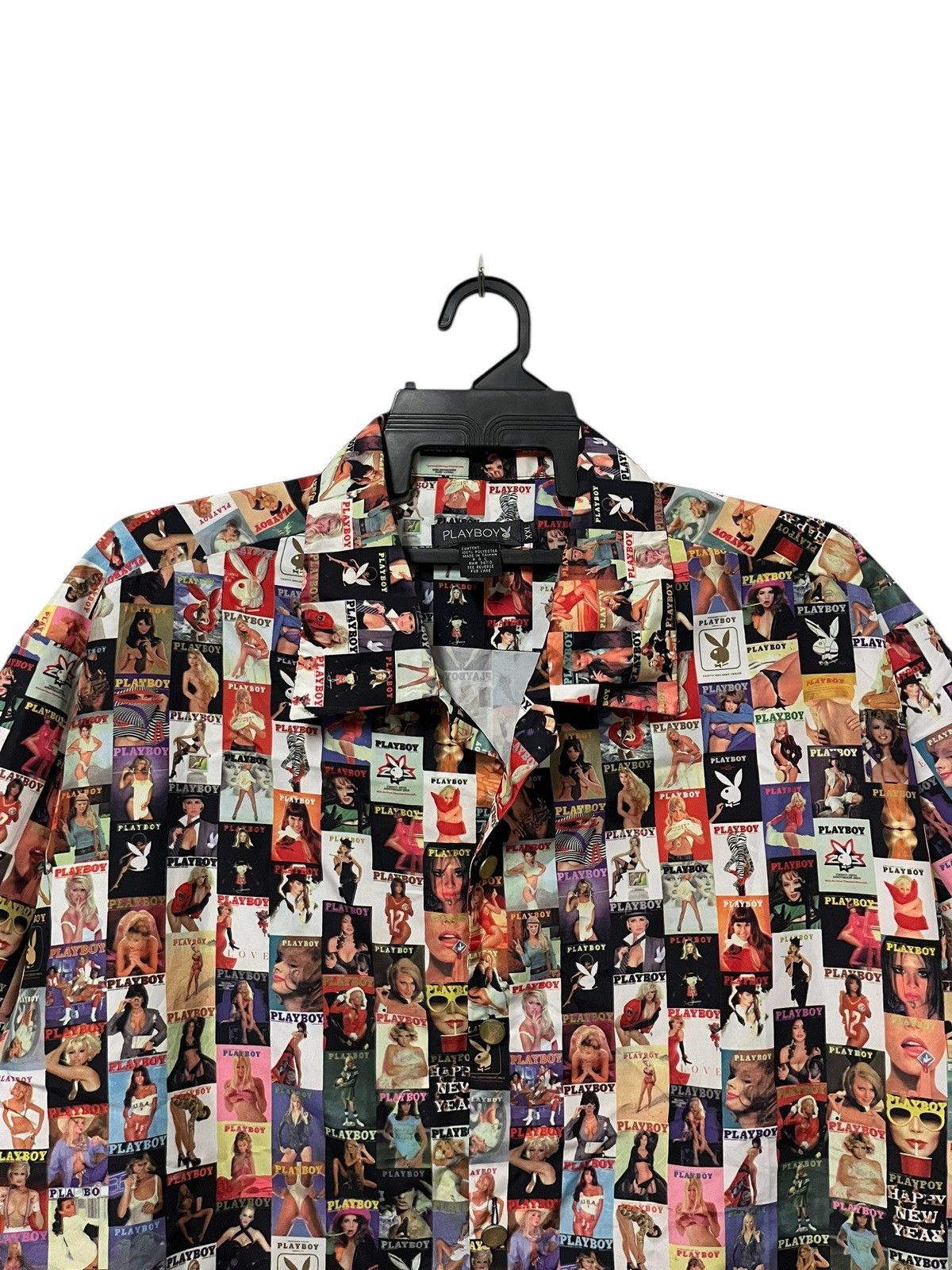 Playboy × Vintage 🔥Vtg Playboy Magazine Shirt All Over Print Size US XXL / EU 58 / 5 - 6 Thumbnail