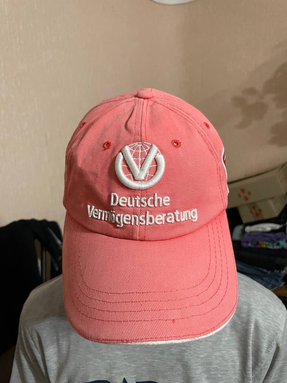 Ferrari × Vintage Vintage Ferrari Michael Schumacher 2000s Racing Cap Hat Size ONE SIZE - 2 Thumbnail
