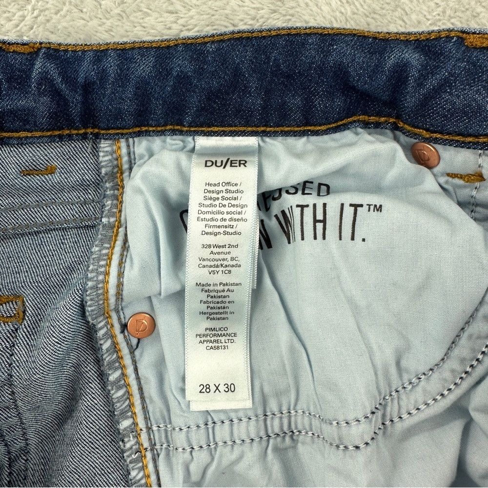 DUER DU/ER Women's Performance Denim Girlfriend Jean Size 28x29 Size 28" / US 6 / IT 42 - 2 Thumbnail