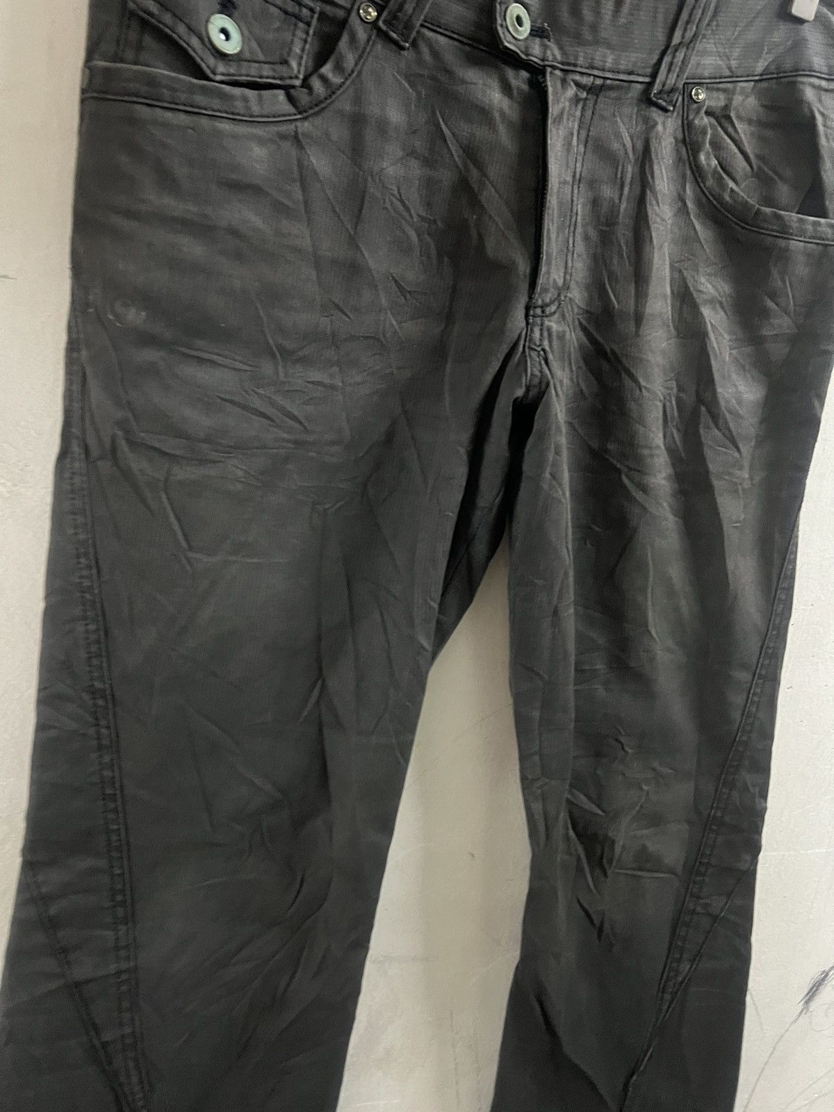 Designer × Japanese Brand BLACK FADED MK MICHEL KLIEN HOMME COTTON PANT Size US 32 / EU 48 - 6 Thumbnail