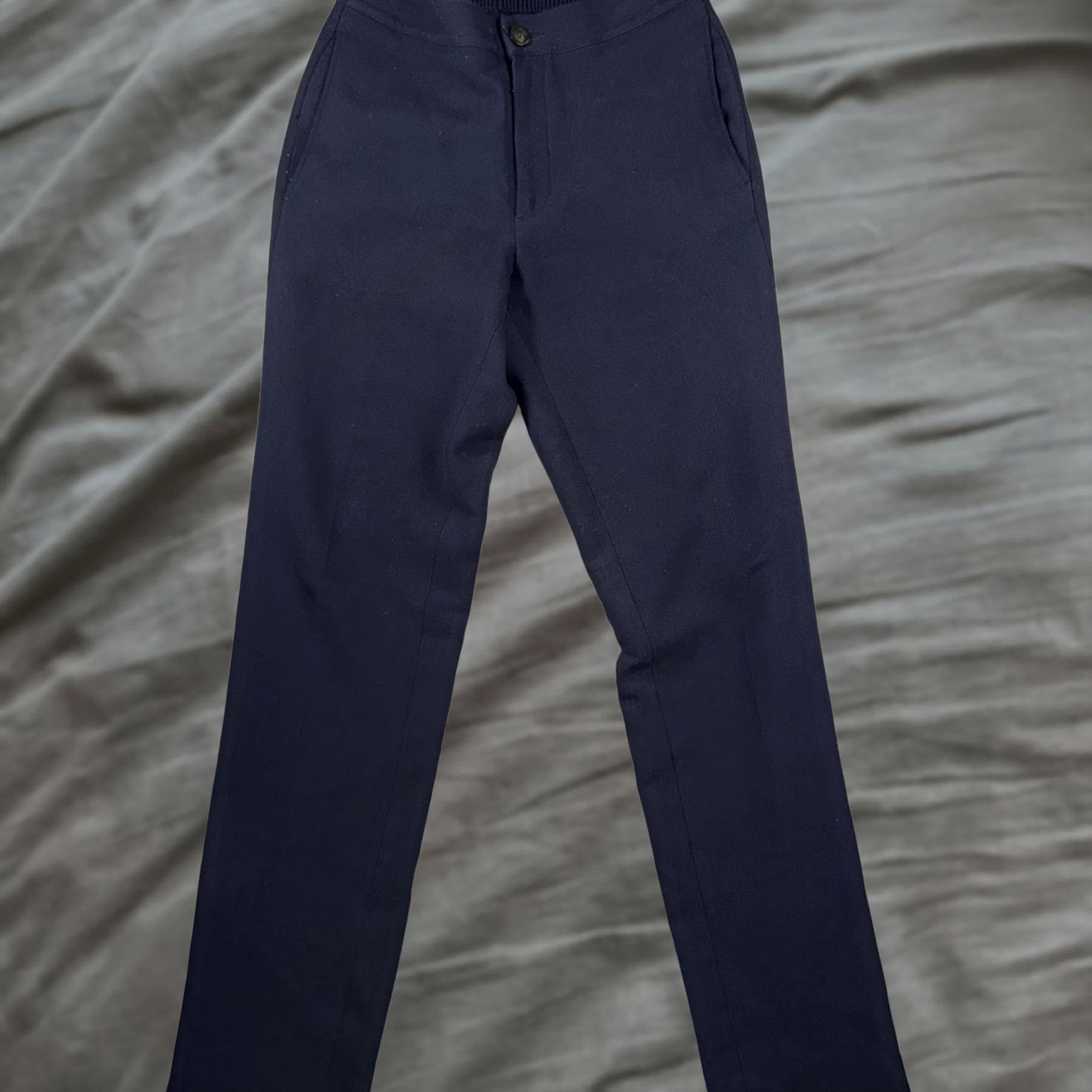 Sandro Sandro Pants Mens 38x29 Navy Blue Elastic Waist Chino Casual Straight Pockets Size US 38 / EU 54 - 1 Thumbnail