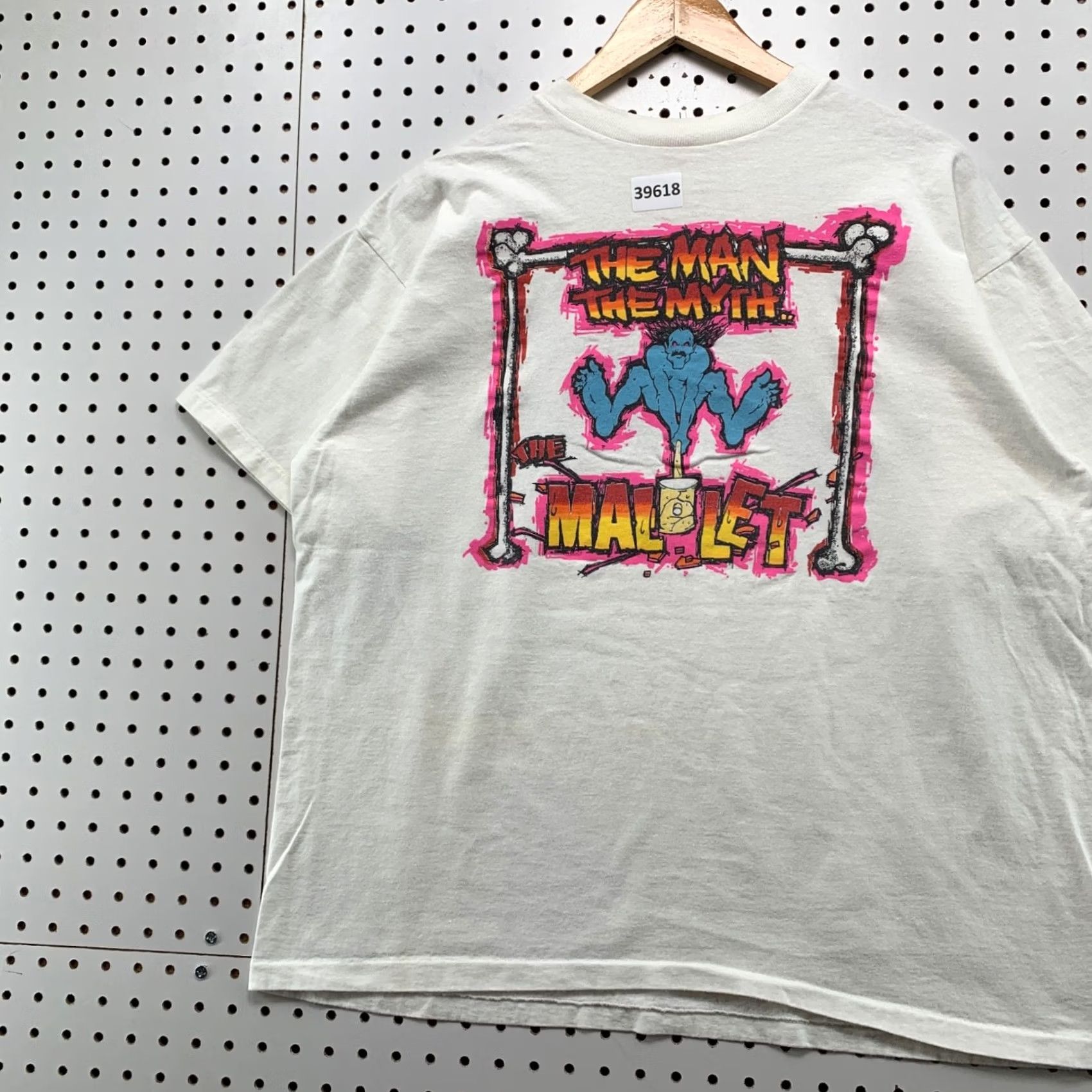 Vintage VINTAGE Gallagher Shirt Men XL White Comedy Myth Mallet USA RARE Single Stitch Shirt Size US XL / EU 56 / 4 - 5 Thumbnail