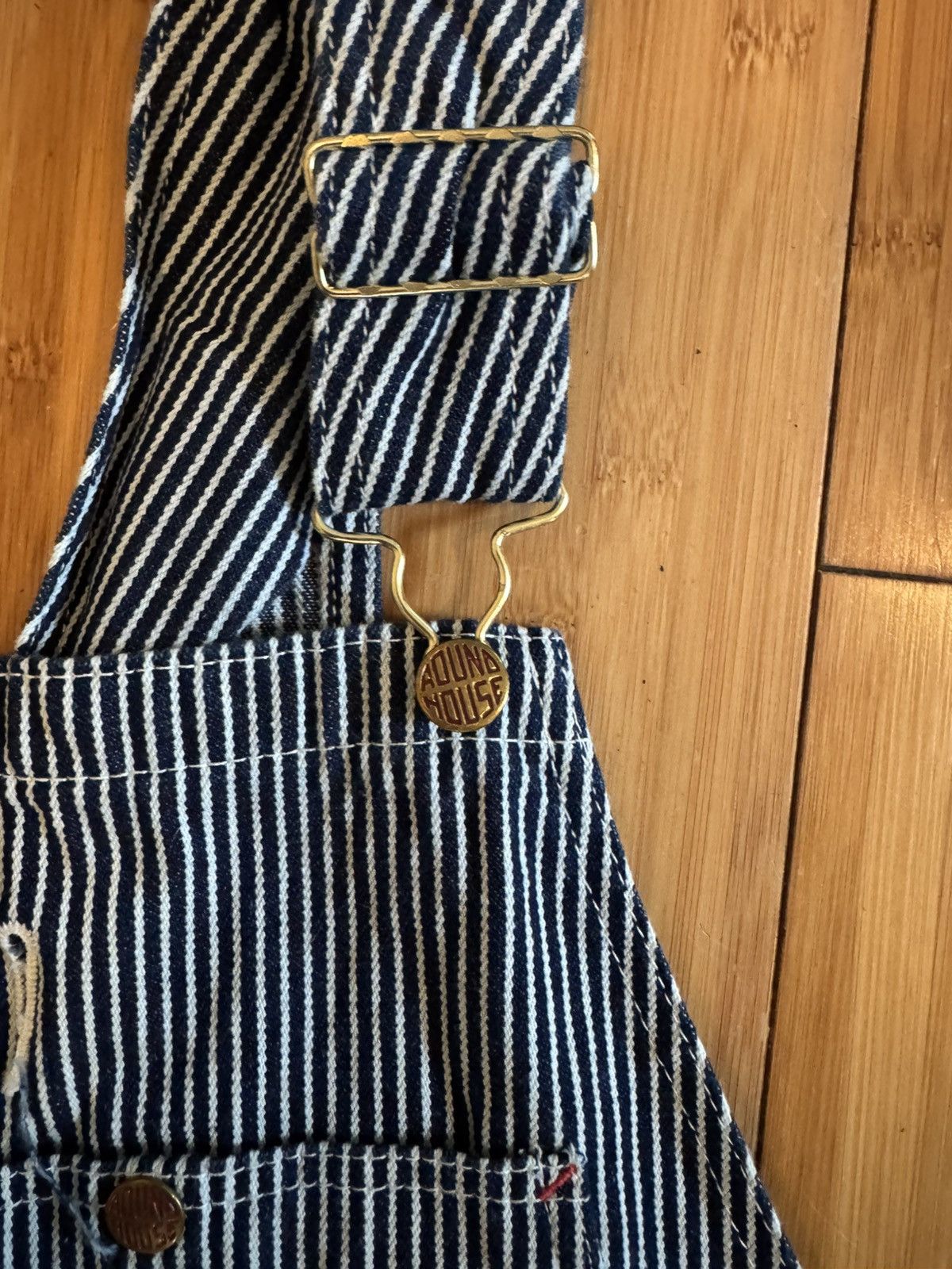 Other Round House Striped Overalls Size US 33 - 3 Thumbnail