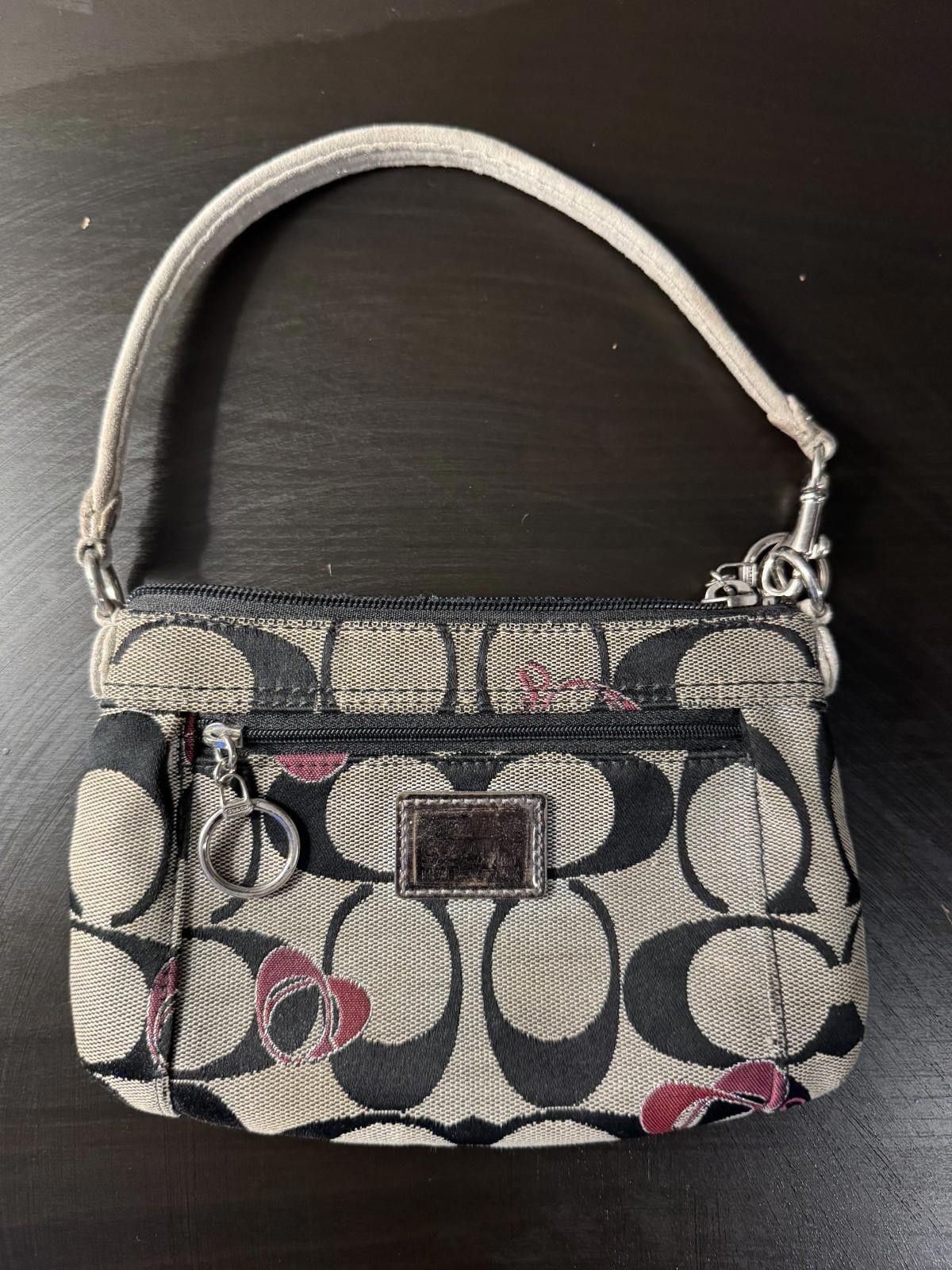 Coach Coach Glam Poppy Shoulder Bag with signature C Pattern Y2K Size ONE SIZE - 1 Thumbnail