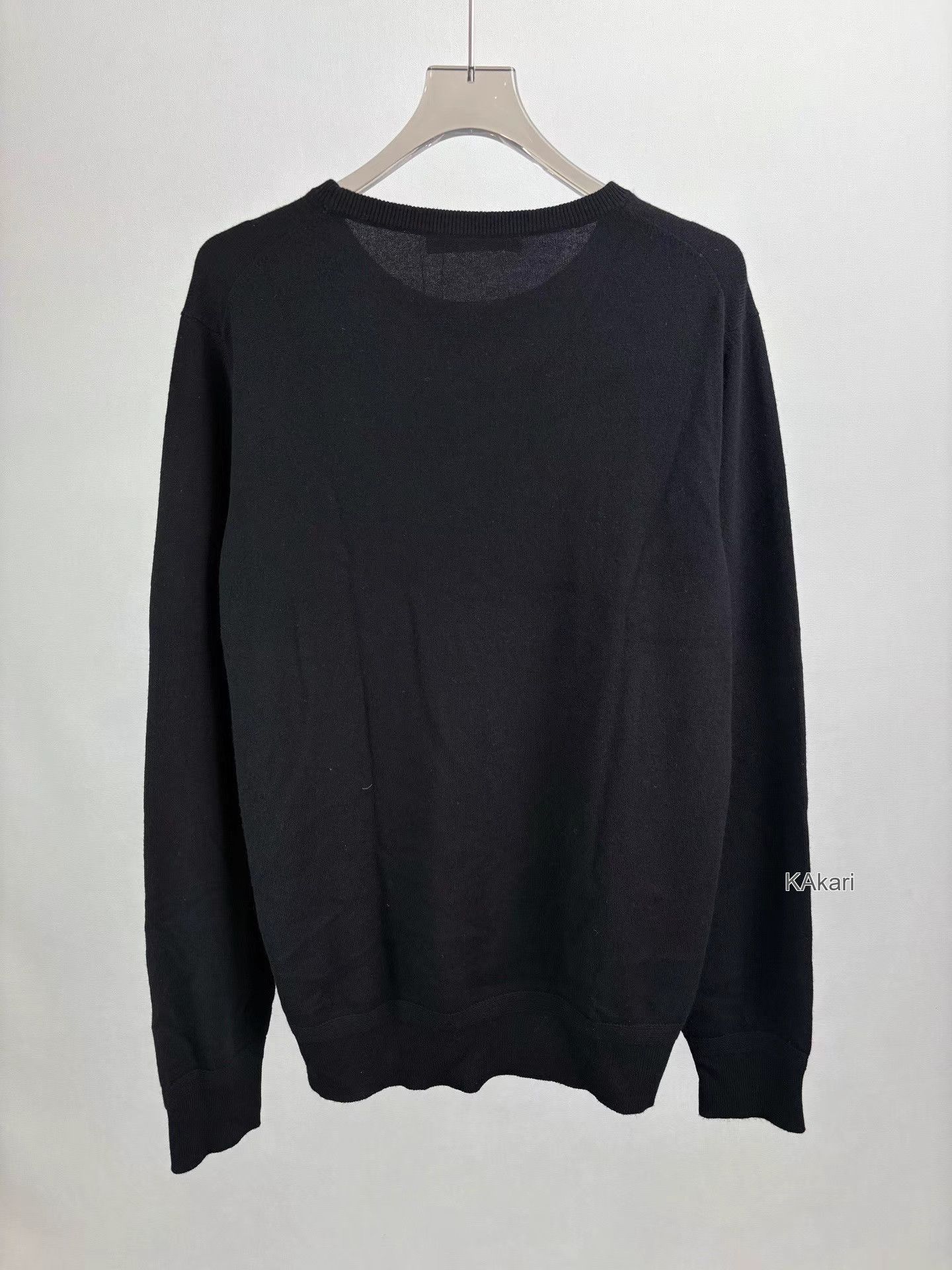 Louis Vuitton Black Long-Sleeve Knit Sweater Size US XXL / EU 58 / 5 - 2 Thumbnail