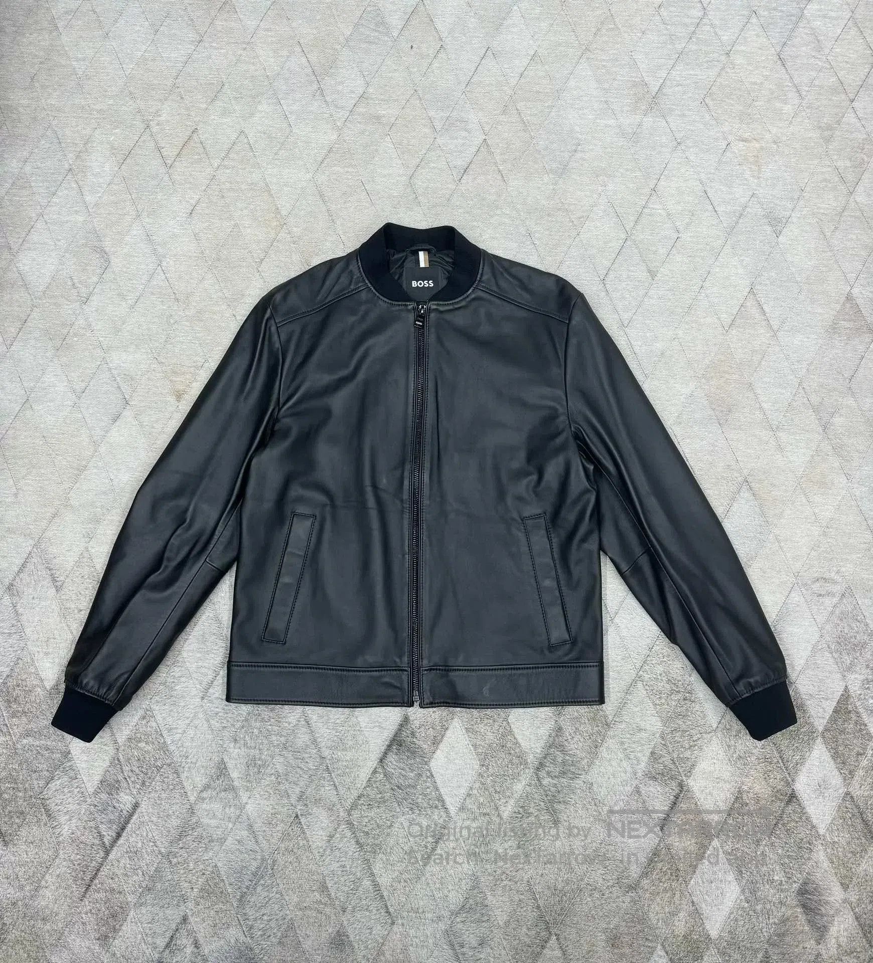 Hugo Boss Boss Black Label Sheepskin Baseball Jacket. Size US L / EU 52-54 / 3 - 1 Thumbnail